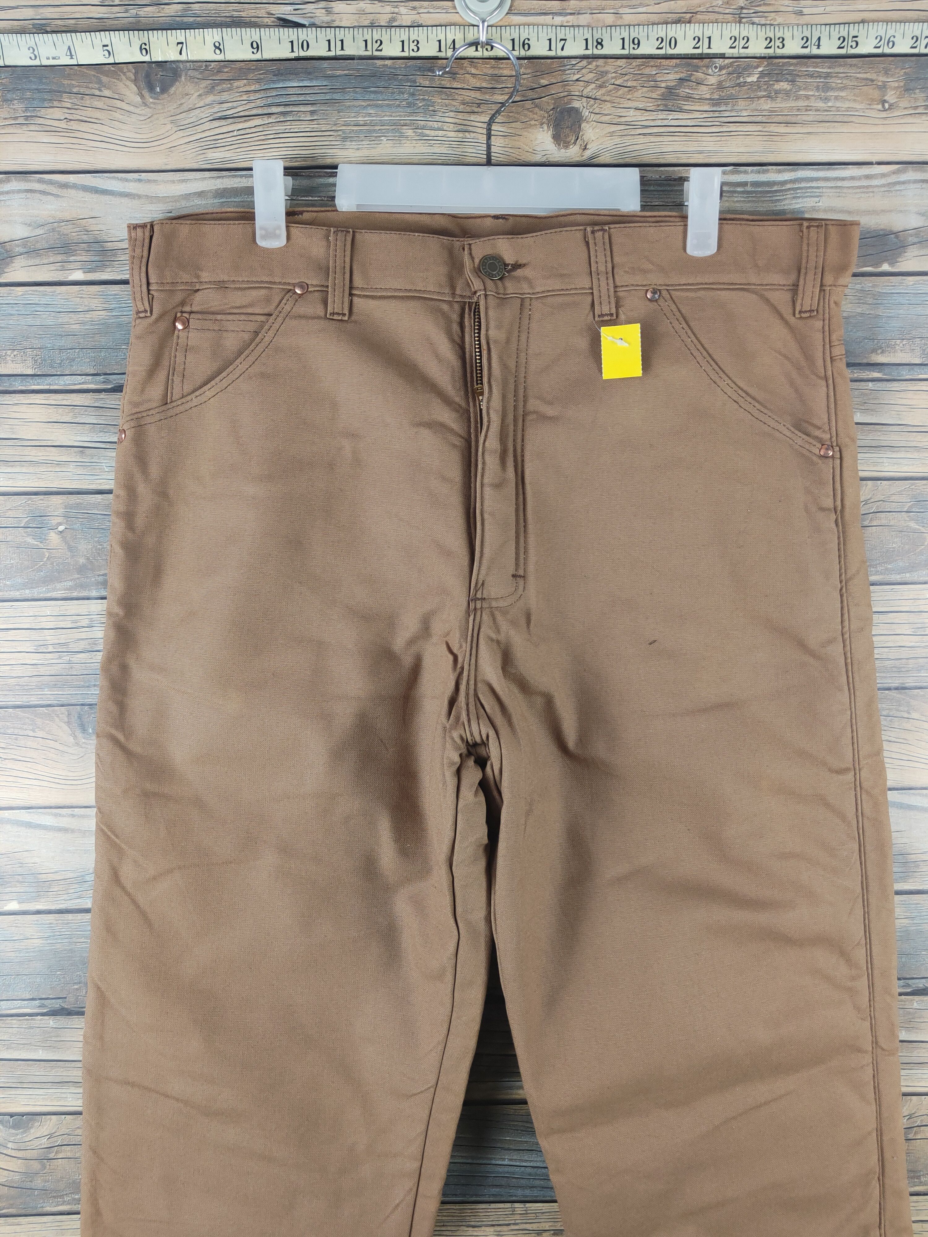 Japanese Brand DL Key Brown Multipocket Casual Pants #2733 Size US 37 - 2 Thumbnail