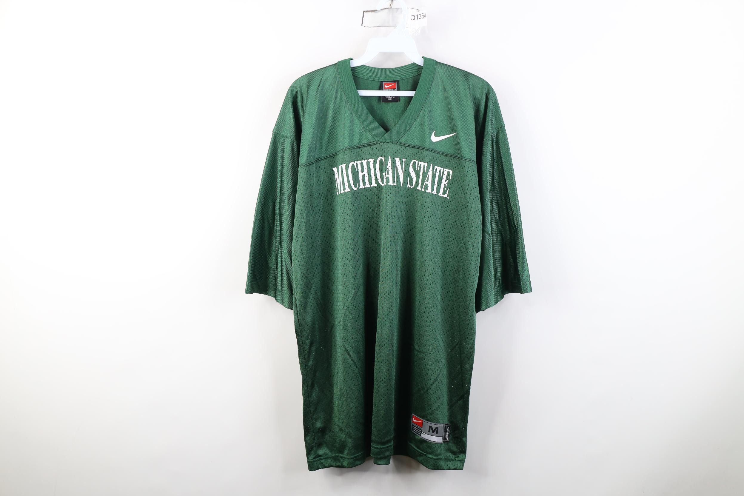Nike Vintage Nike Michigan State University Football Jersey Size US M / EU 48-50 / 2 - 1 Thumbnail