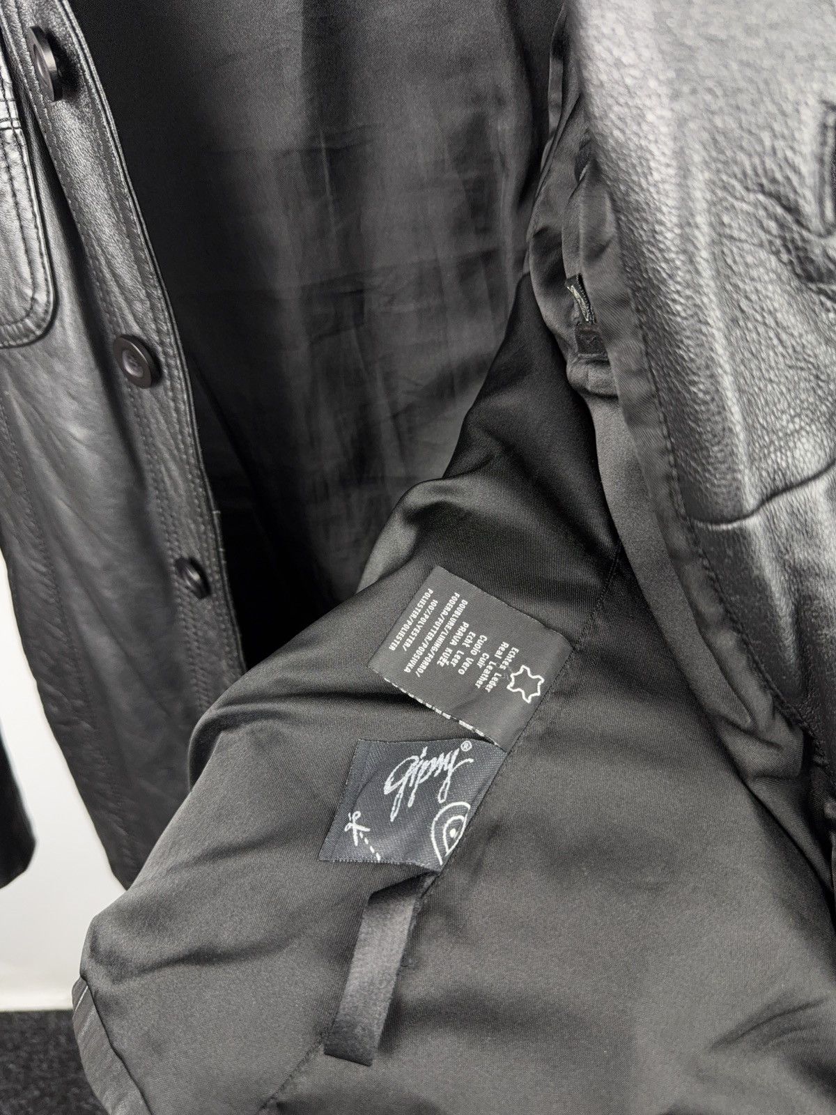 Japanese Brand Avant Garde Biker Gipsy Leather Jacket Button Up Minimalist Size US S / EU 44-46 / 1 - 20 Thumbnail