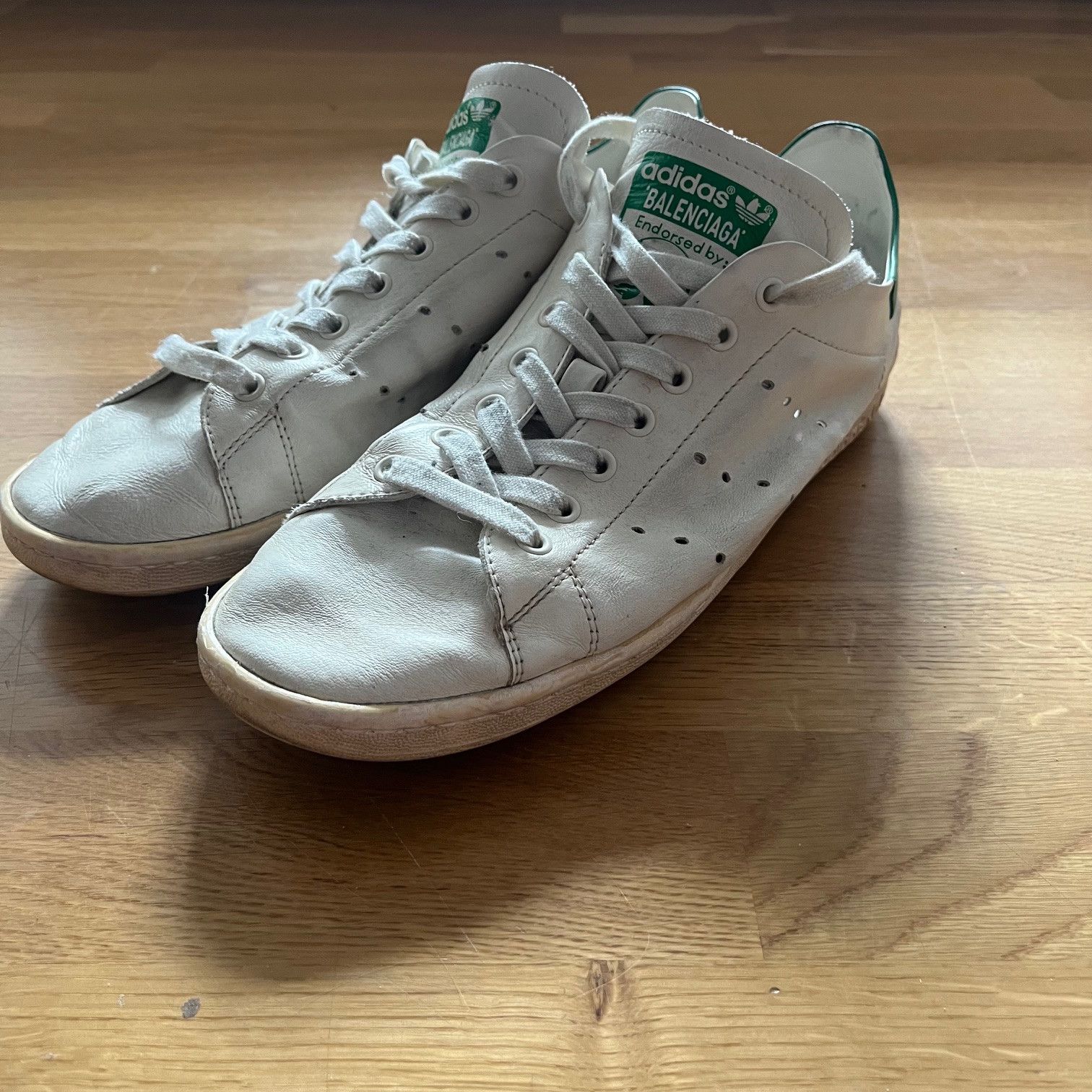 Adidas × Balenciaga Balenciaga x adidas Stan Smith Size US 10 / EU 43 - 7 Thumbnail