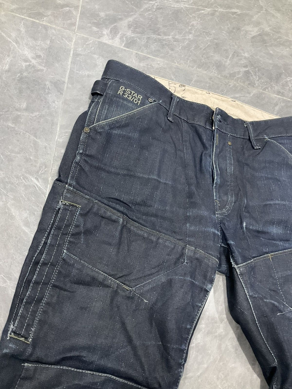 G-Star Rare Design G Star Raw R33/01 Denim Pants Size US 34 / EU 50 - 4 Thumbnail
