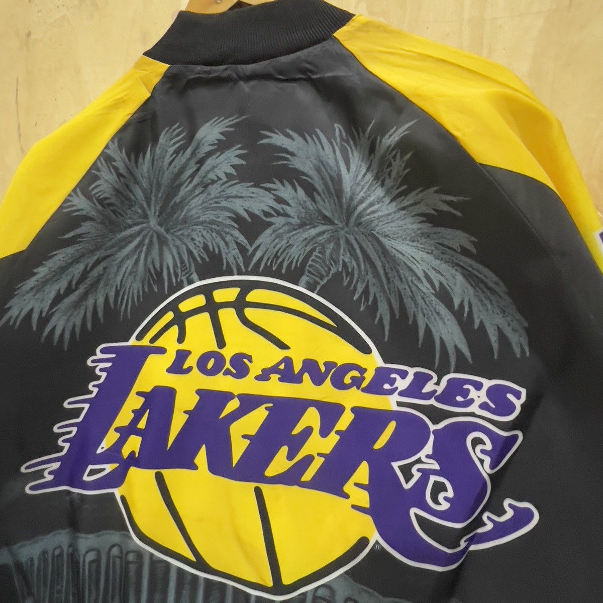 NBA Rare Vintage x Varsity Lakers Tag Chalk Line Size US XL / EU 56 / 4 - 12 Thumbnail