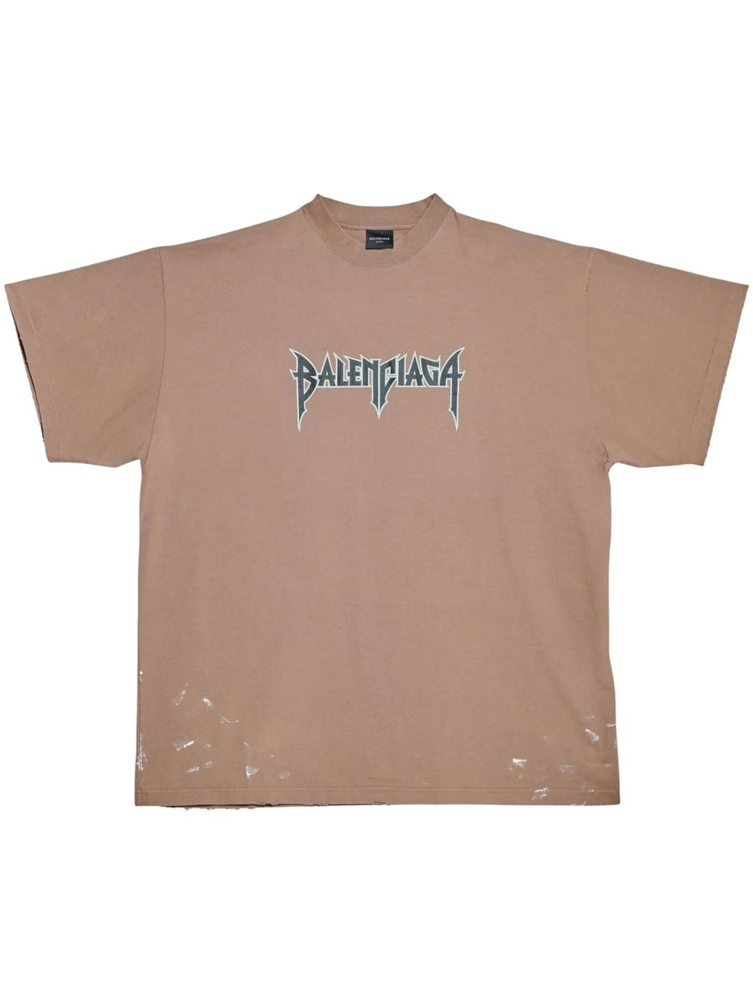 Balenciaga Metal Oversized T-Shirt Size US M / EU 48-50 / 2 - 1 Thumbnail