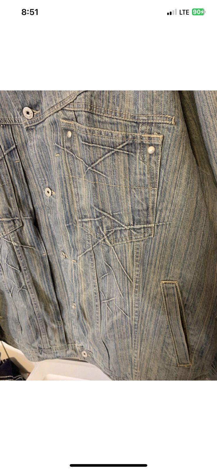 Marithe + Francois Girbaud Vintage Girbaud mens sz XXL denim jacket blue button up rare Size US XXL / EU 58 / 5 - 7 Thumbnail