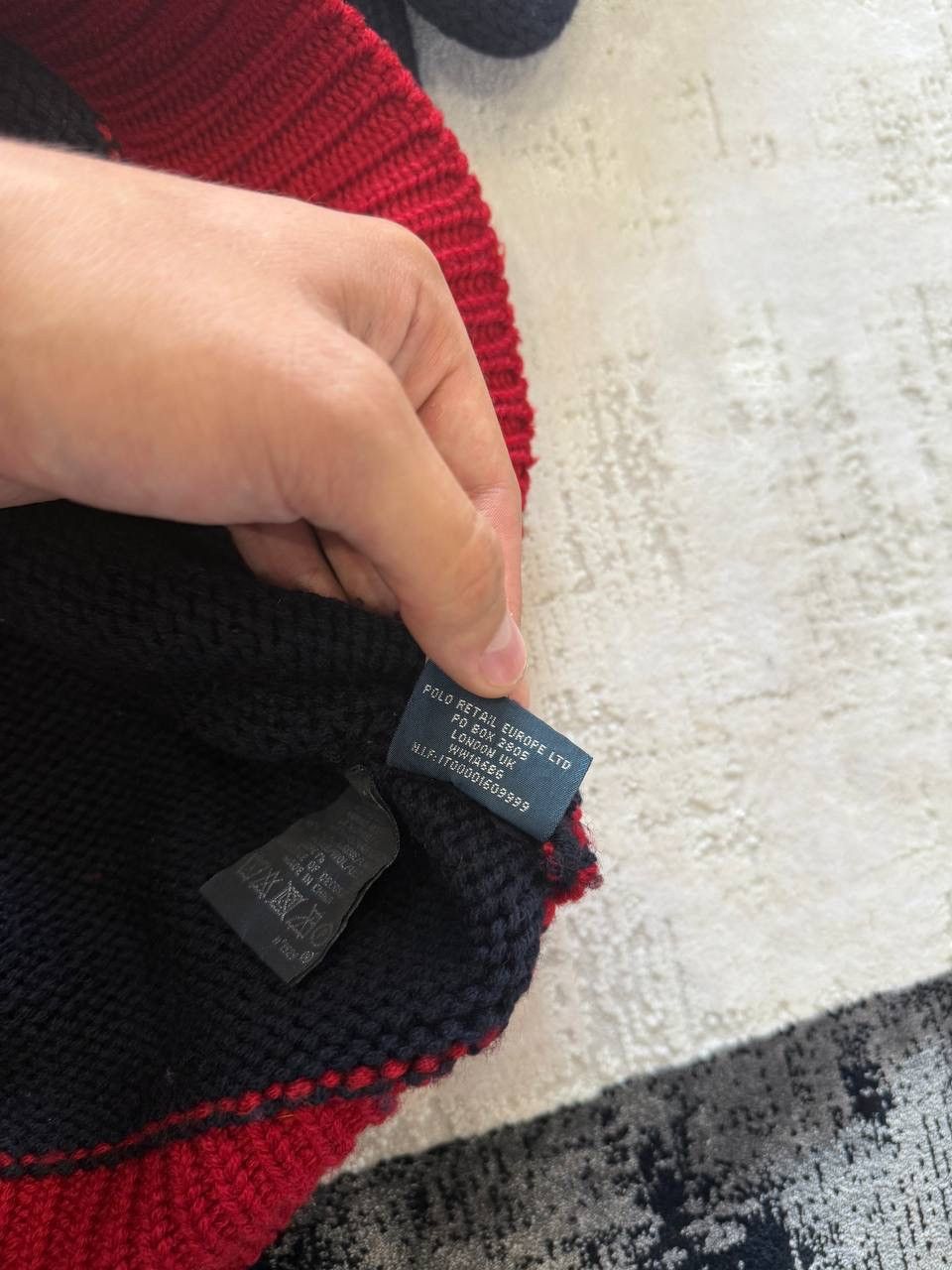 Polo Ralph Lauren Polo Ralph Lauren USA Flag Sweater Duffle Cable turtleneck Size US XXL / EU 58 / 5 - 7 Thumbnail