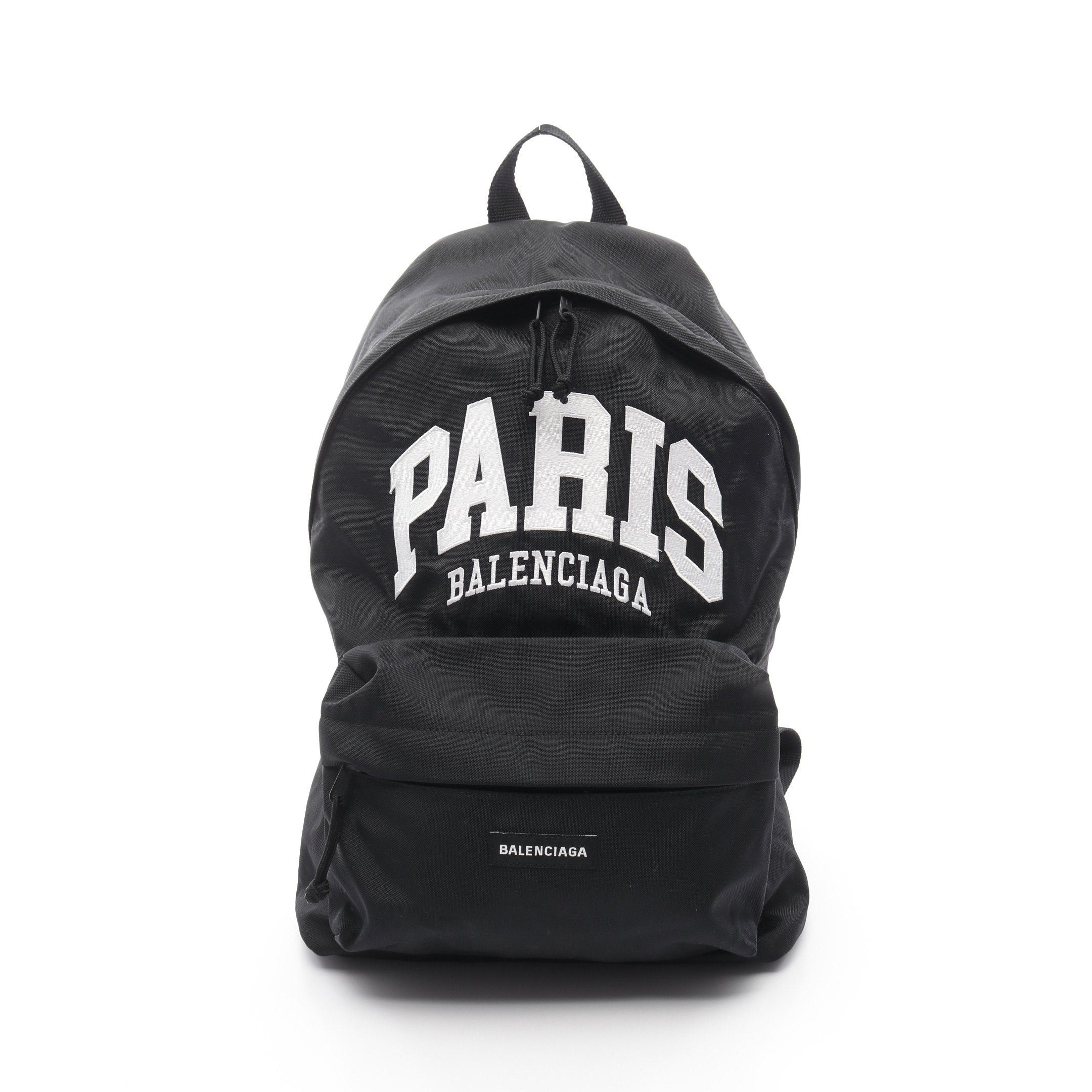 Balenciaga Explorer Backpack Rucksack Nylon Canvas Black