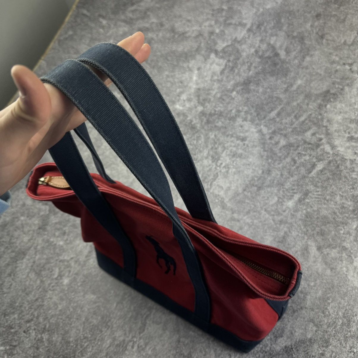 Polo Ralph Lauren Polo Ralph Lauren Red Canvas Big Pony Tote Bag Size ONE SIZE - 3 Thumbnail