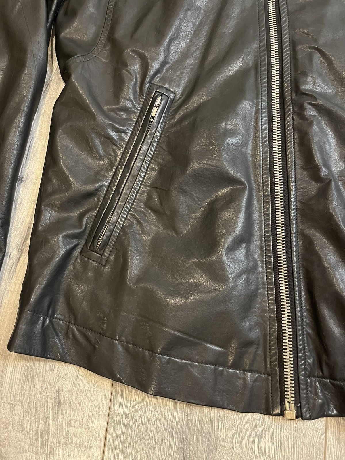 Rick Owens Rick Owen’s black calf leather jacket. Size 54 Size US L / EU 52-54 / 3 - 5 Thumbnail