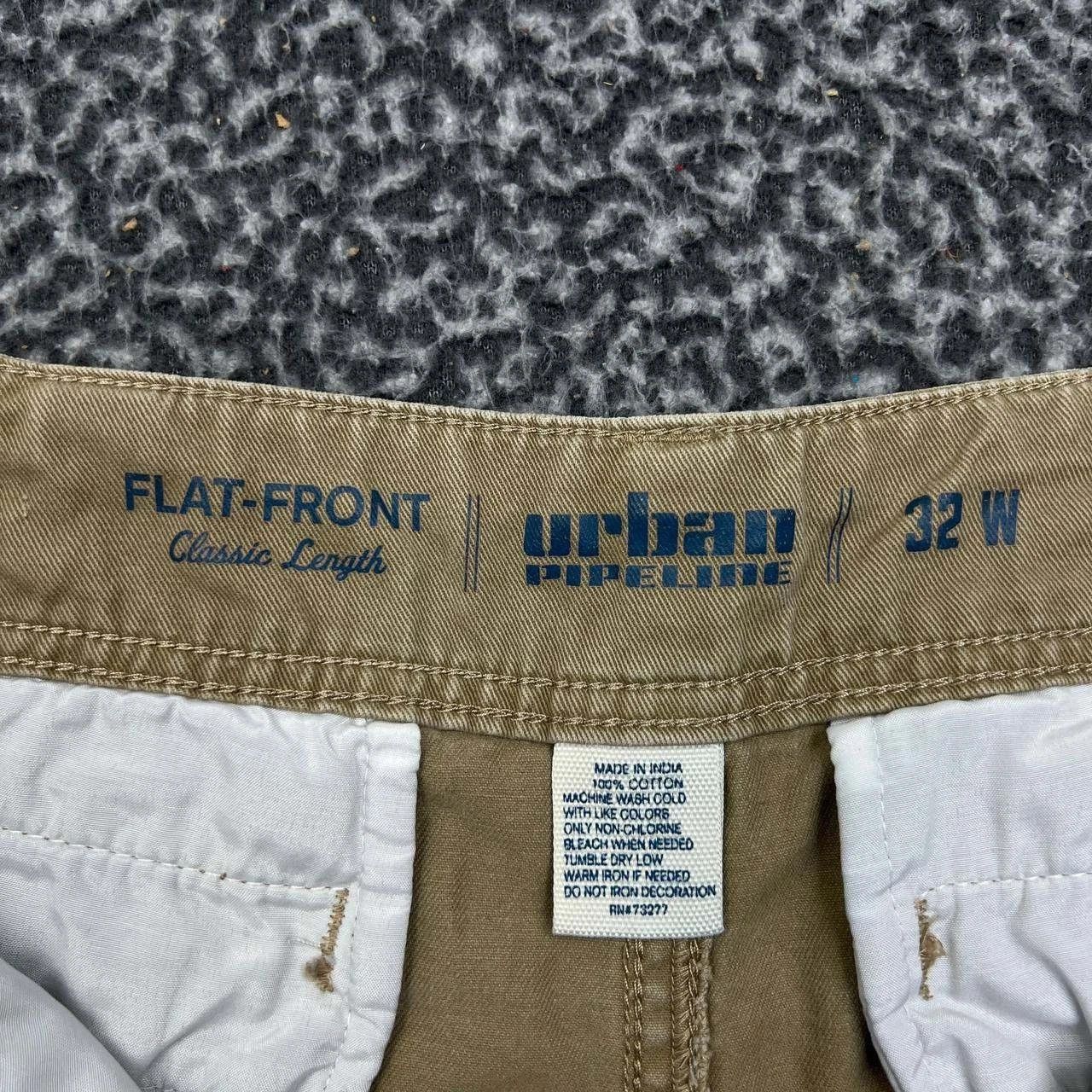 Urban Pipeline Urban Pipeline Shorts Men 32 Chino Pockets Flat Front Cotton Size US 32 / EU 48 - 8 Thumbnail