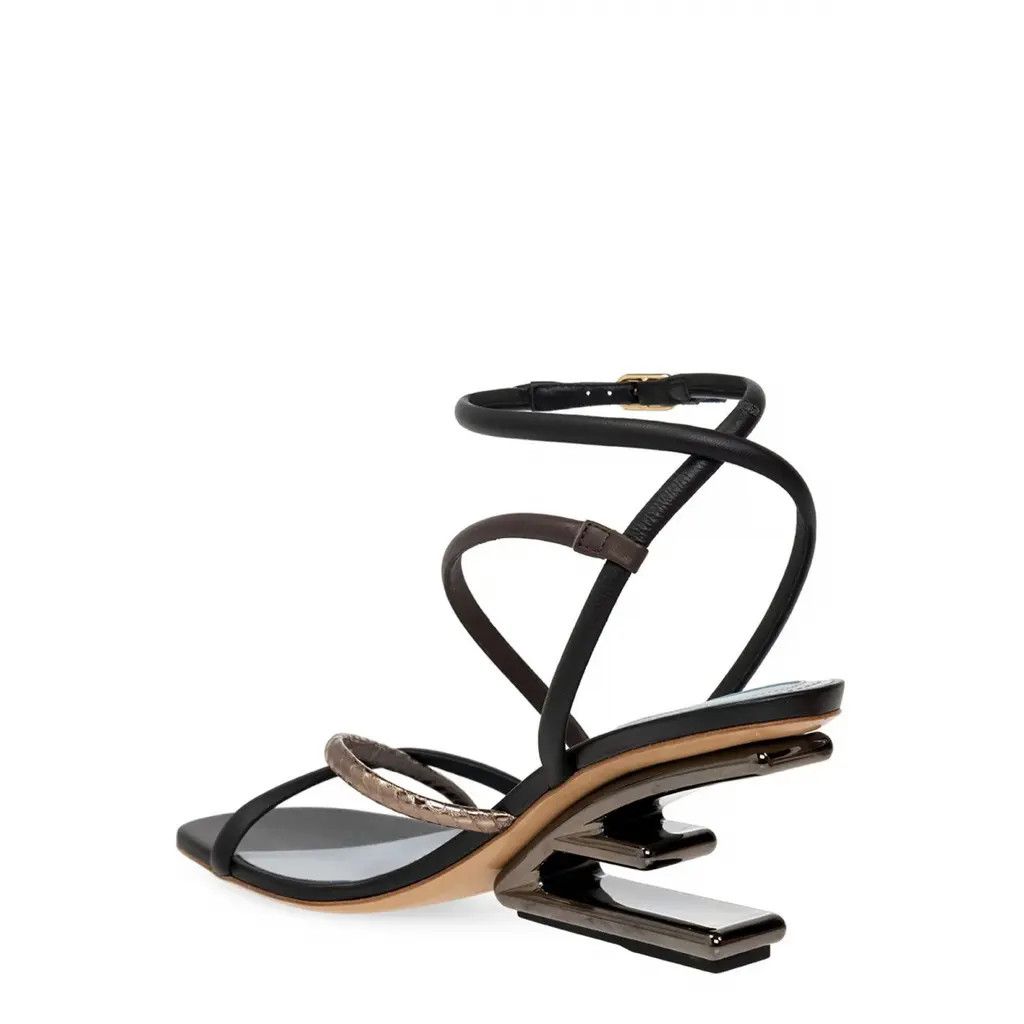 Fendi o1loc1c0824 Sandal in Black / Light Blue Size US 9 / IT 39 - 3 Thumbnail