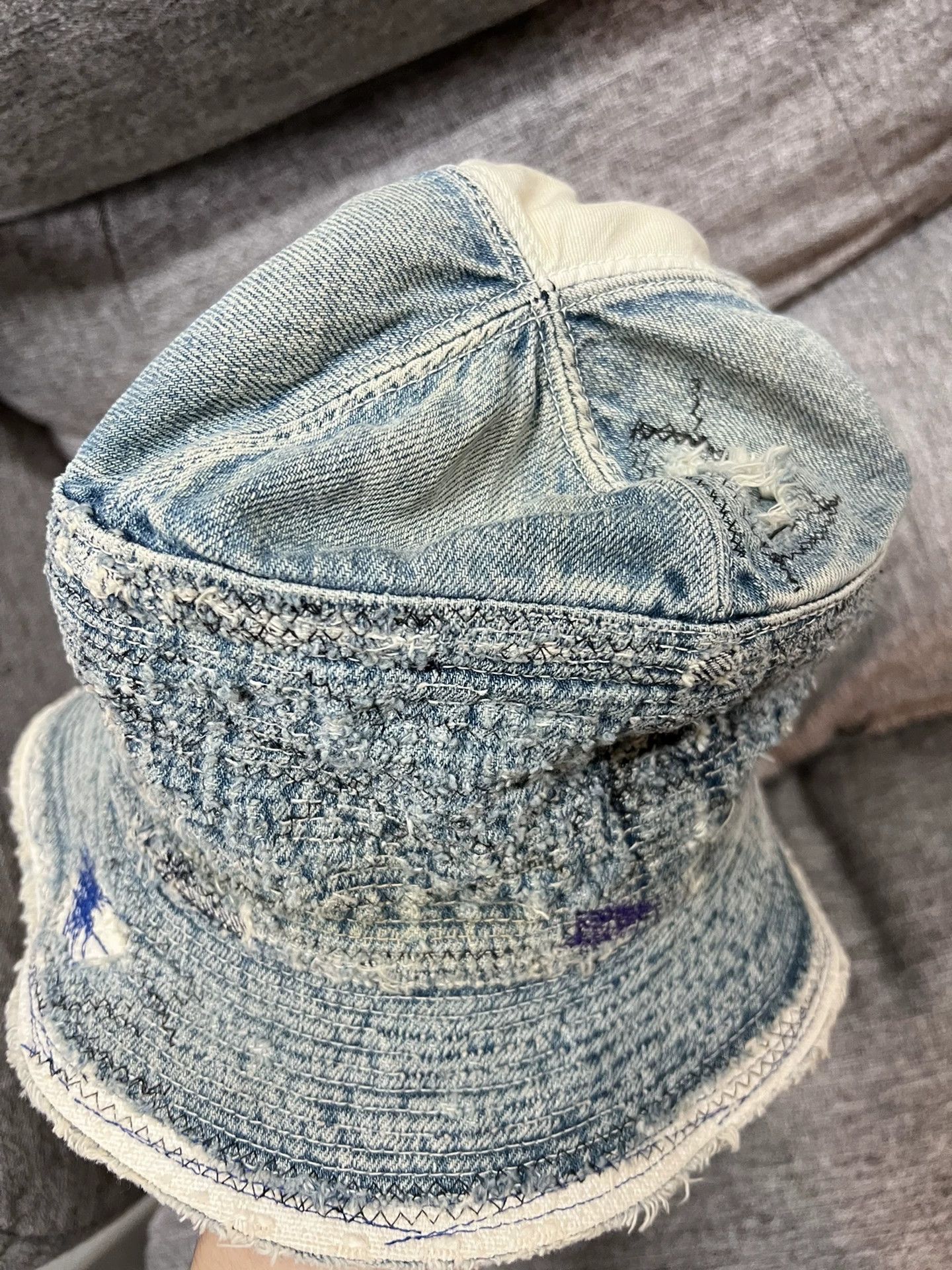 Kapital Kapital Cowboy Destroy Erosive Fisherman Hat - -DMC Size ONE SIZE - 1 Thumbnail