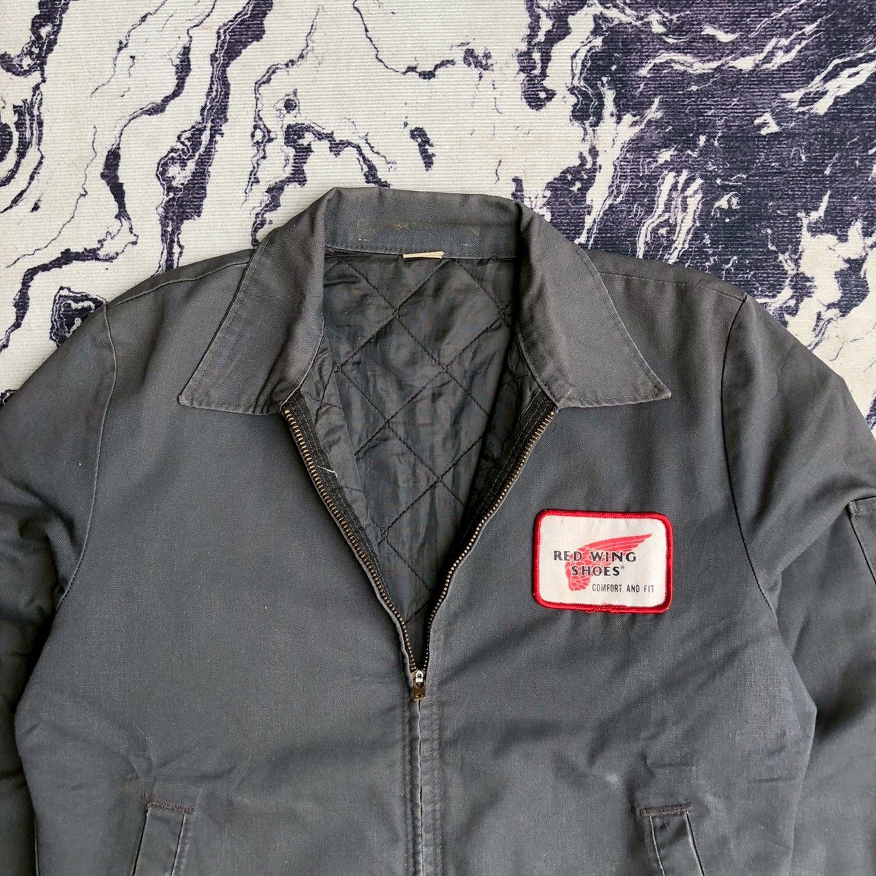 Vintage Red Wing Shoes Vintage 80s Work Jacket Quilted Lining Size US M / EU 48-50 / 2 - 2 Thumbnail