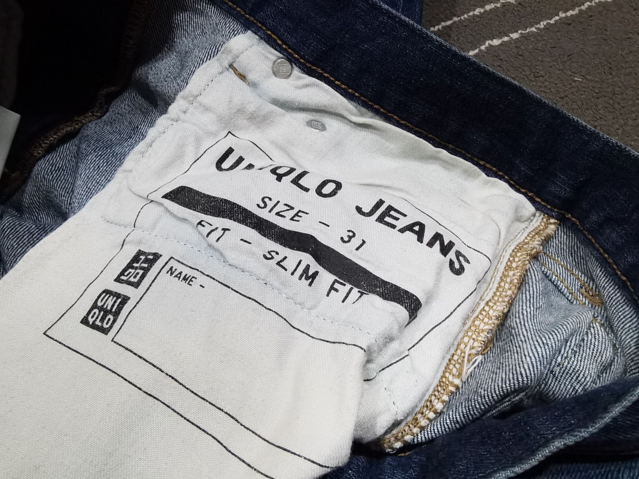 Uniqlo Uniqlo slim fit selvedge women W33 2233 Size 33" - 8 Thumbnail