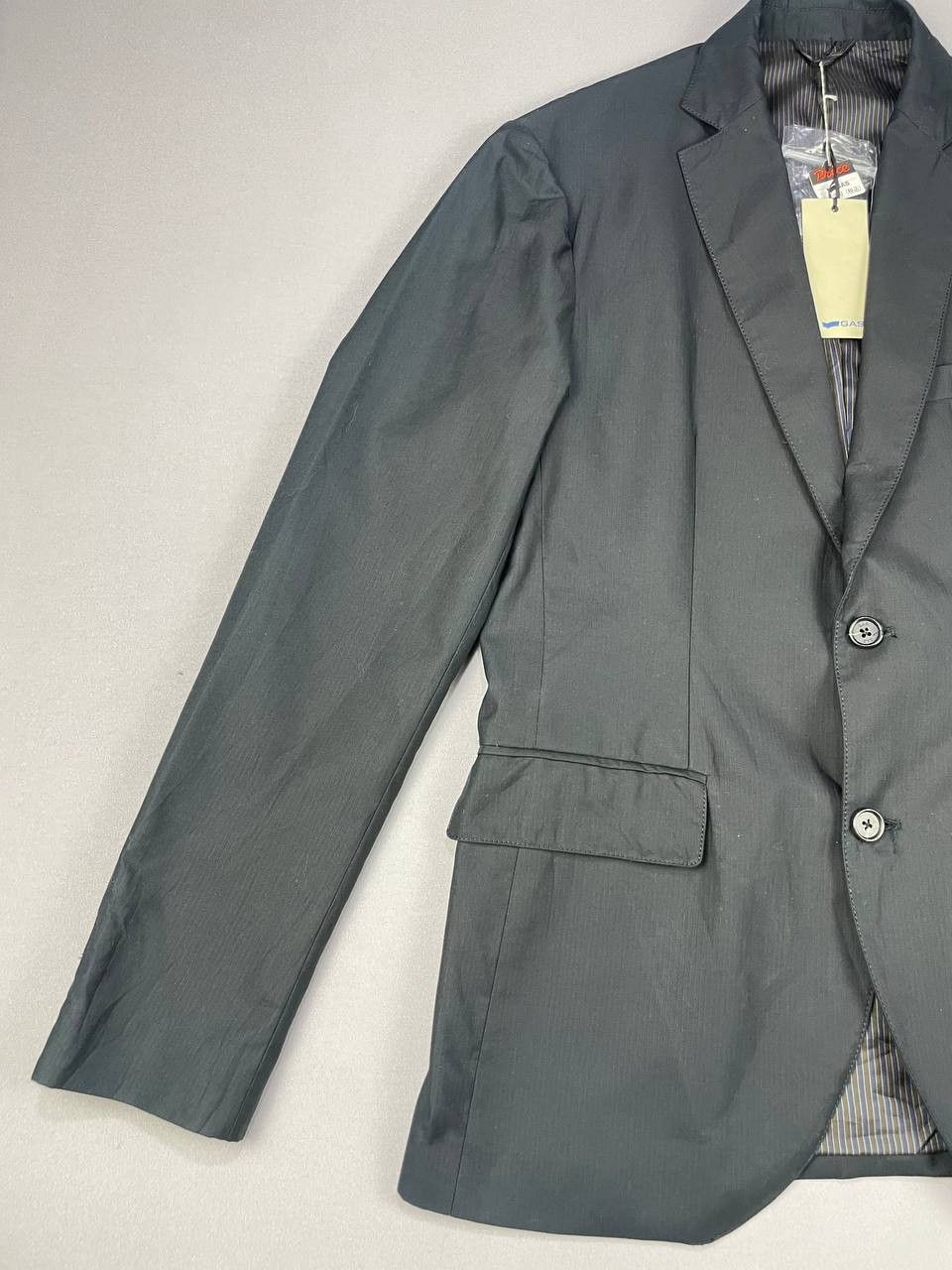 GAS GAS ITALY BLACK COTTON BLAZERS Size 38L - 4 Thumbnail