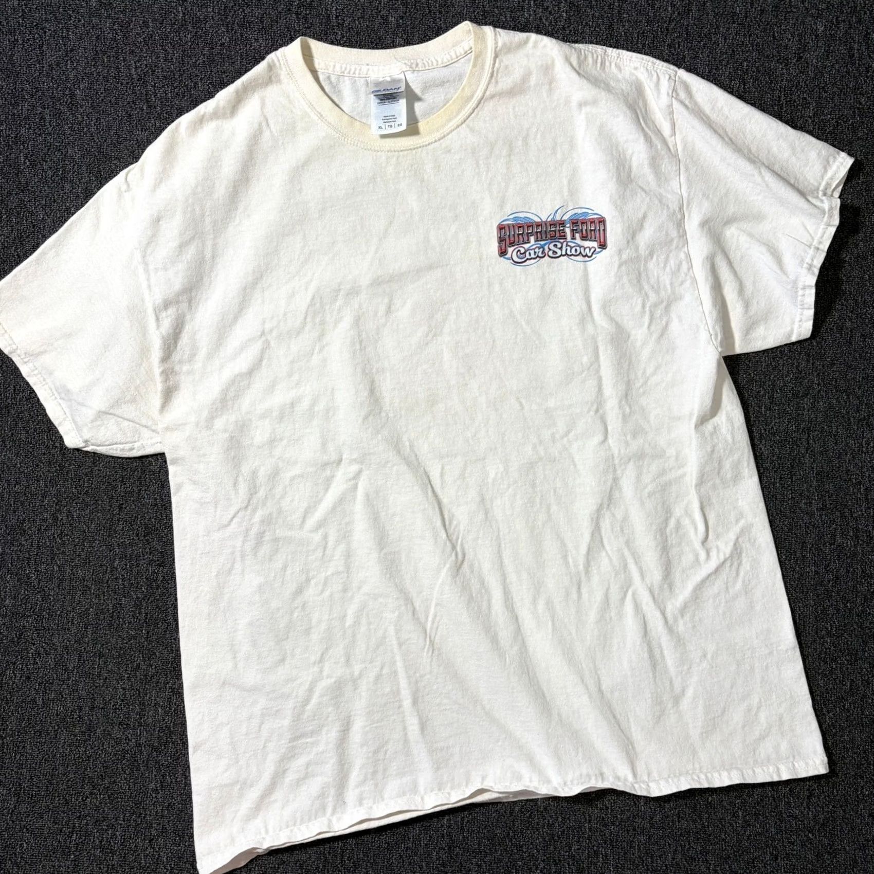 Ford VINTAGE White Ford Car Show Graphic Tee Shirt XL Men Short Sleeve Y2k Size US 36 / EU 52 - 2 Thumbnail
