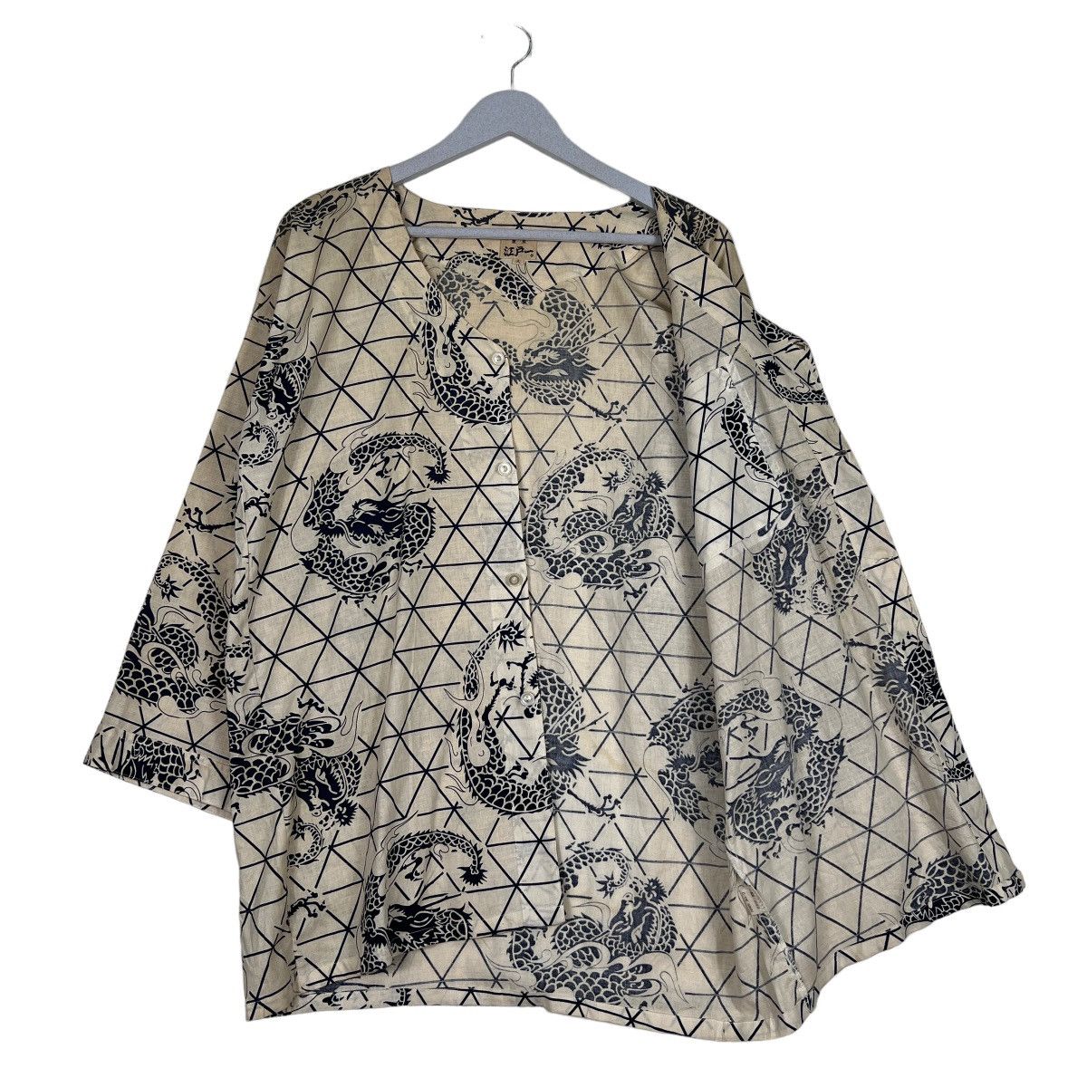 Japanese Brand 🔥 RARE VINTAGE KIMONO JAPAN DRAGON SHIRT CARDIGAN Size US L / EU 52-54 / 3 - 10 Thumbnail