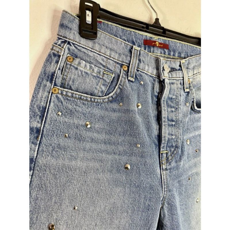 7 For All Mankind 7 FOR ALL MANKIND JOSEFINA BOYFRIEND DESTROY STUDS size 24 Size 24" / US 00 / IT 34 - 5 Thumbnail