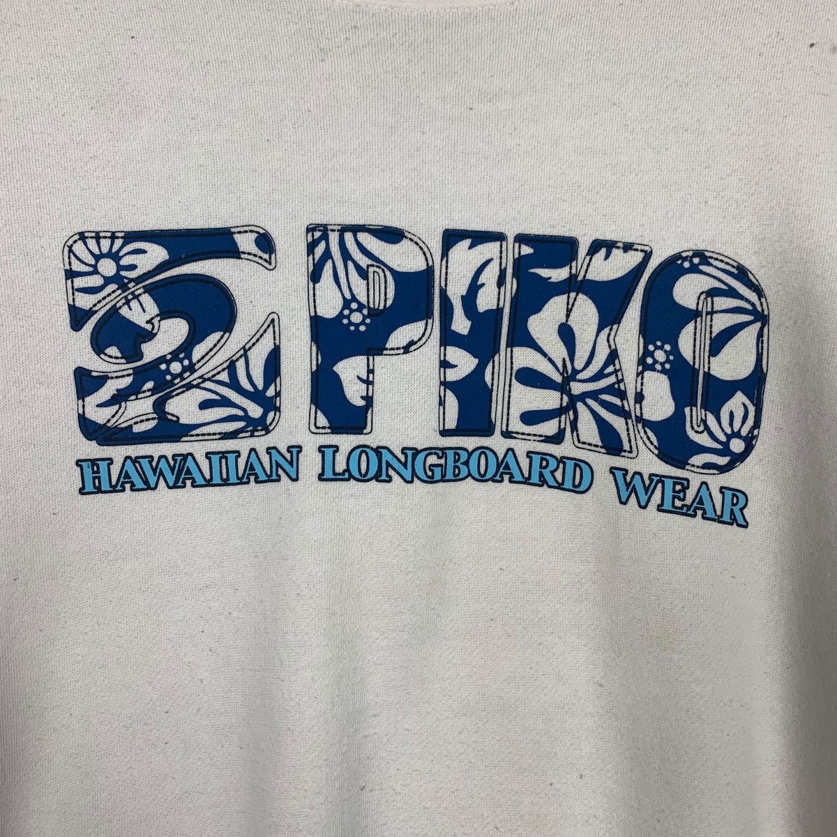 Japanese Brand PIKO Hawaiian Longboard Wear Big Logo Sweatshirt #2020-C88 Size US M / EU 48-50 / 2 - 10 Thumbnail
