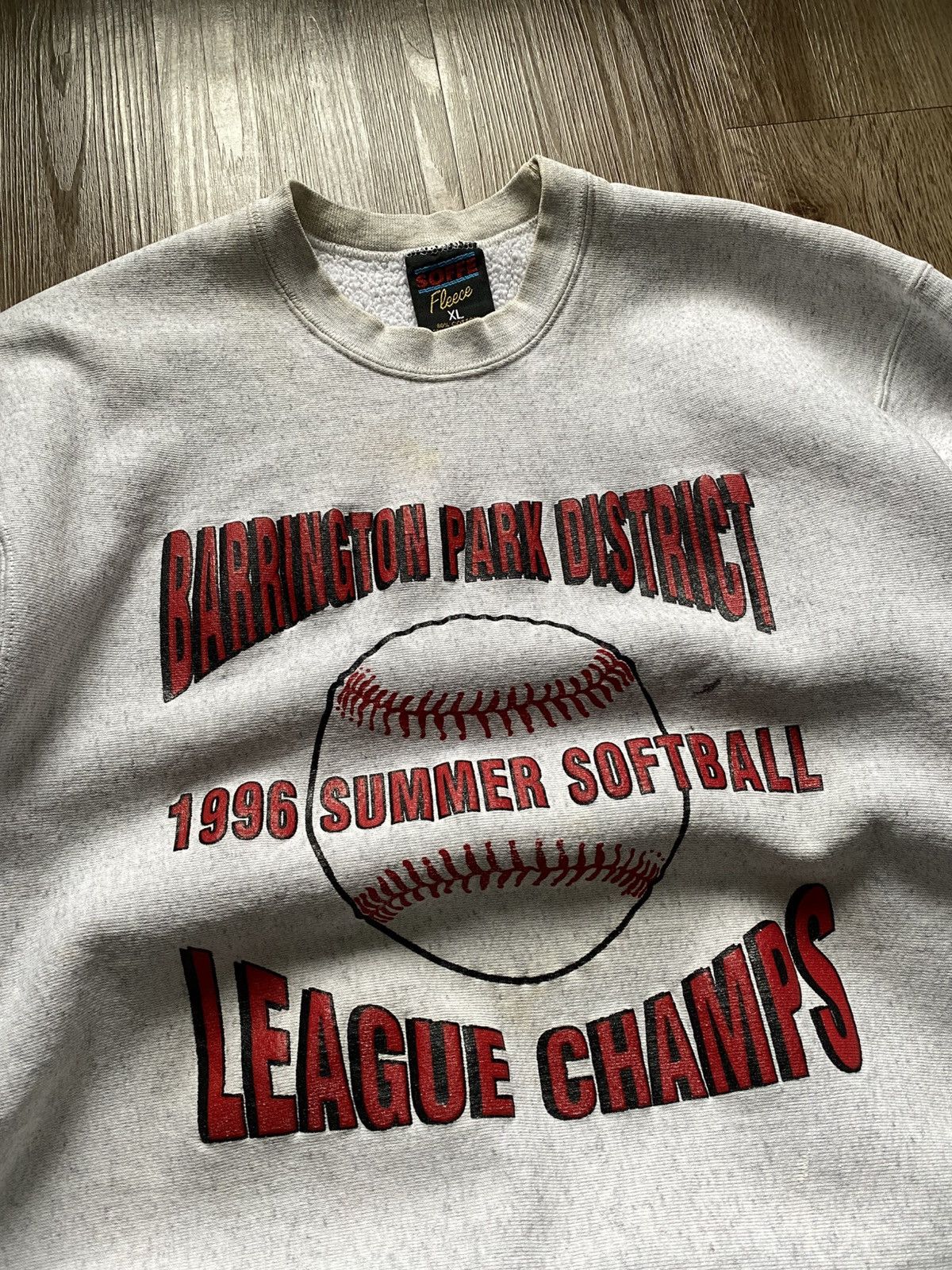 Vintage Vintage 90s Softball Summer Team Crewneck Sweatshirt Size US XL / EU 56 / 4 - 3 Thumbnail
