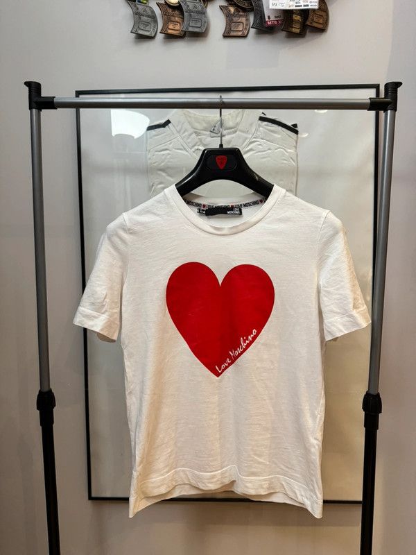 Love Moschino Love Moschino Heart Logo Women S T-Shirt Size S / US 4 / IT 40 - 1 Thumbnail