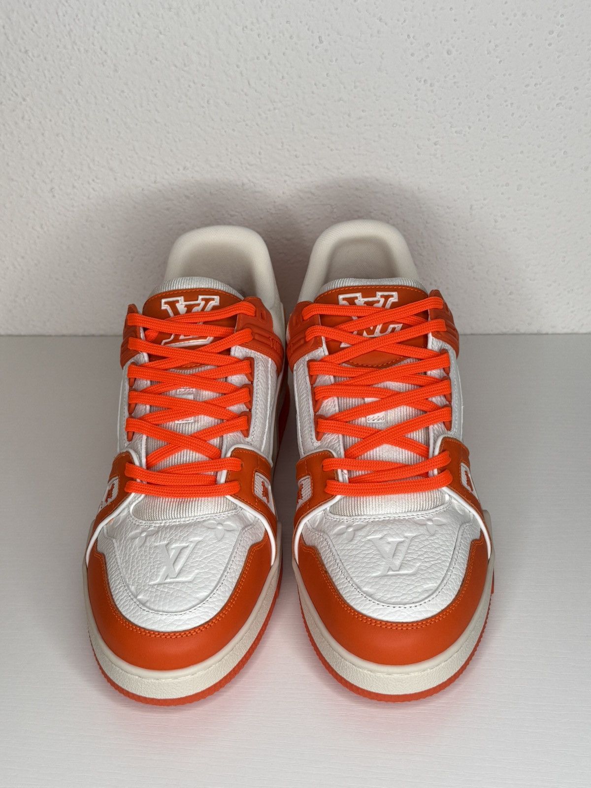 Louis Vuitton Louis Vuitton LV Trainer Orange Size US 9.5 / EU 42-43 - 2 Thumbnail