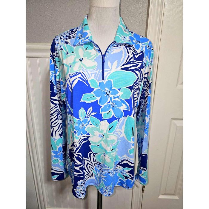 ibkul long sleeve zip mock neck