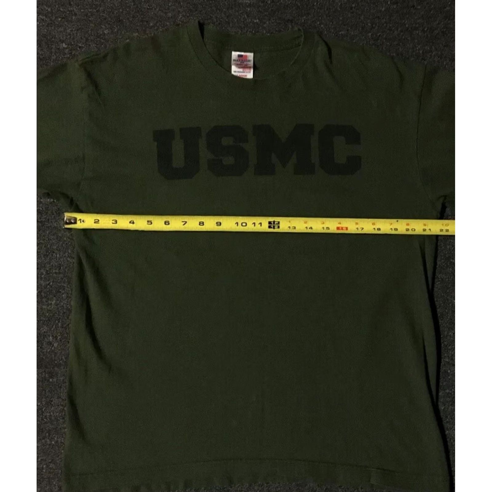 Vintage VINTAGE USMC Shirt M USA Military College Army Grunge 90s Green Nike? Size US M / EU 48-50 / 2 - 6 Thumbnail