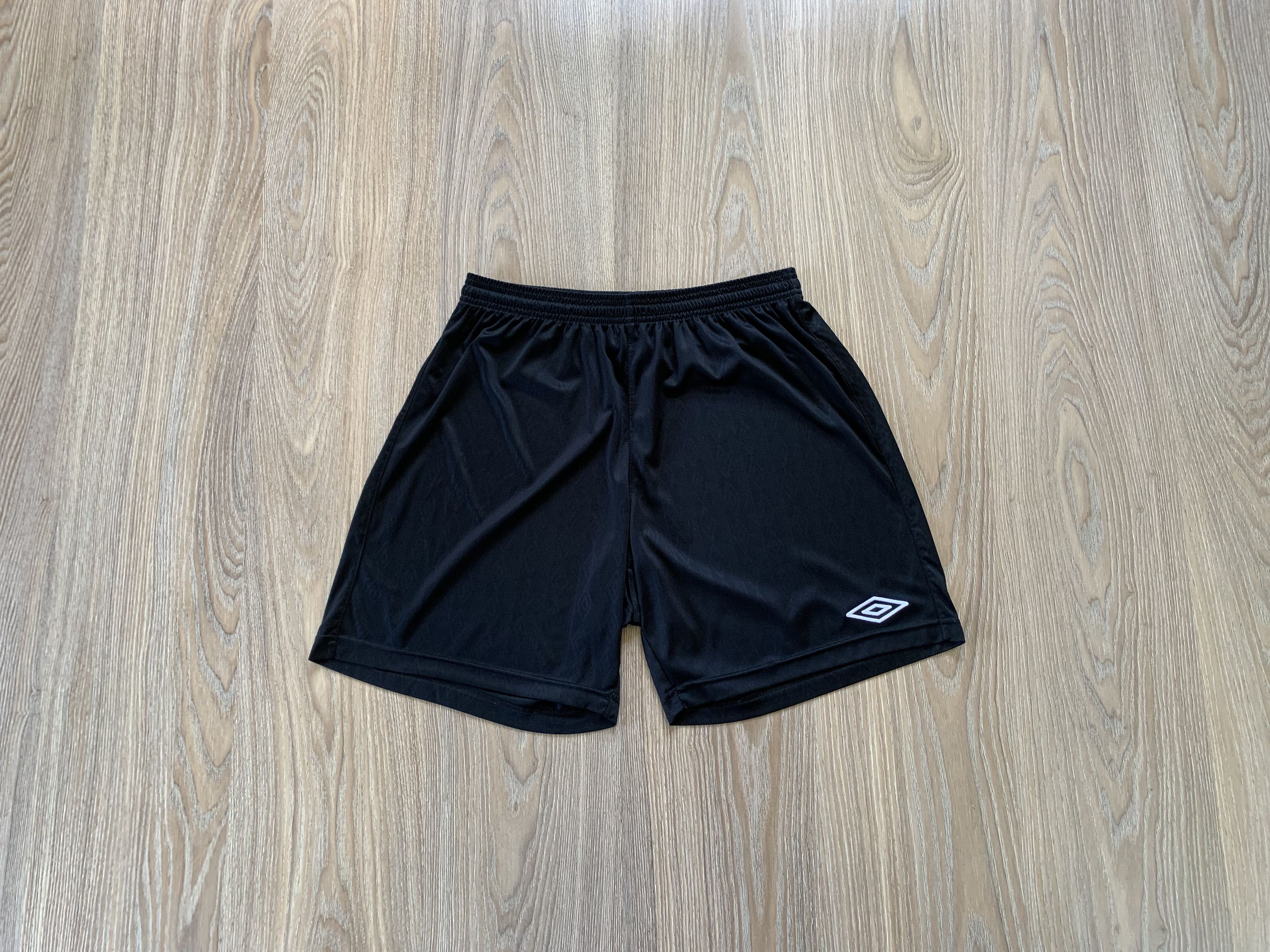 Umbro × Vintage Vintage Umbro Black Monograme Training Shorts Size US 33 - 1 Thumbnail