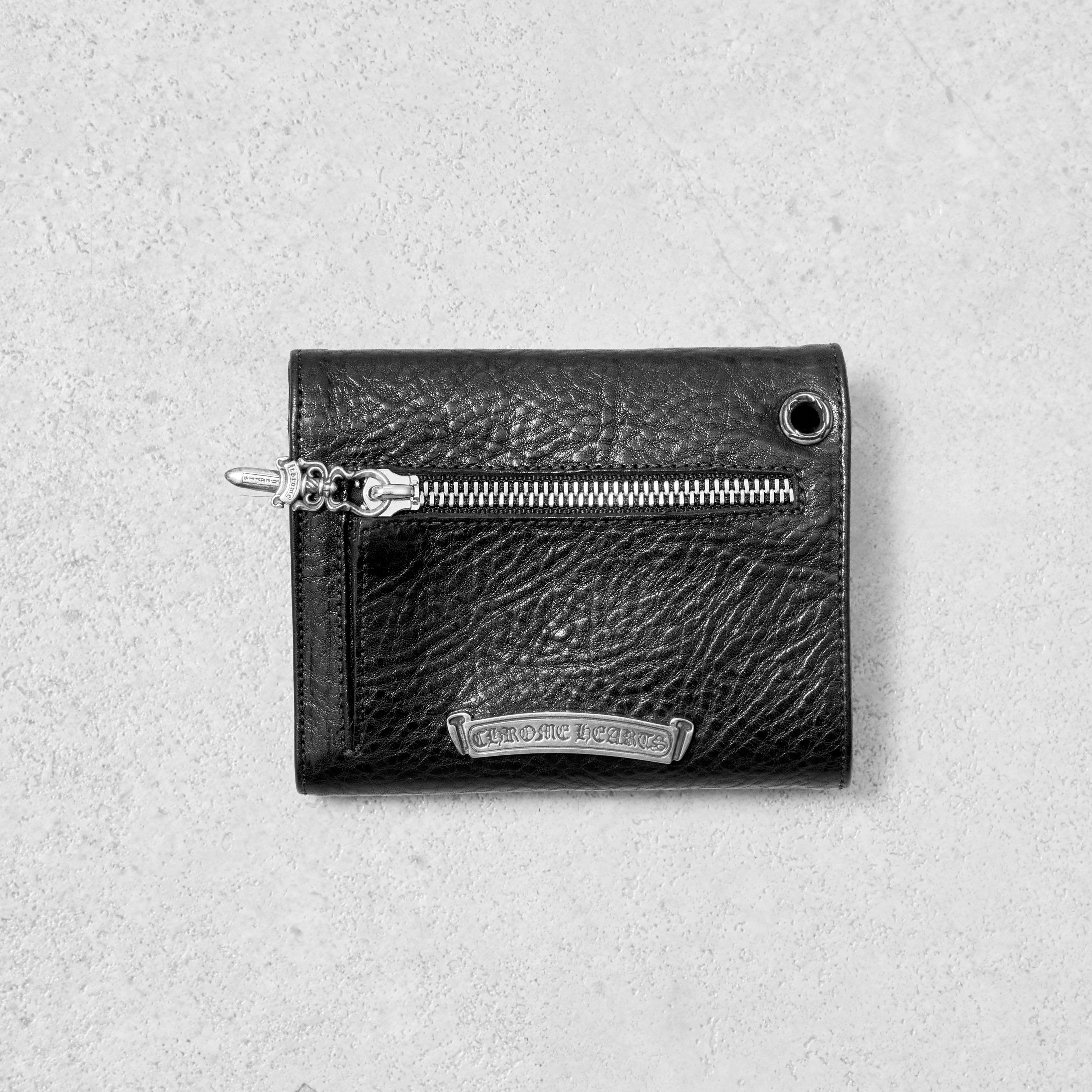 Chrome Hearts CHROME HEARTS Wave Mini Wallet BLACK Size ONE SIZE - 6 Thumbnail