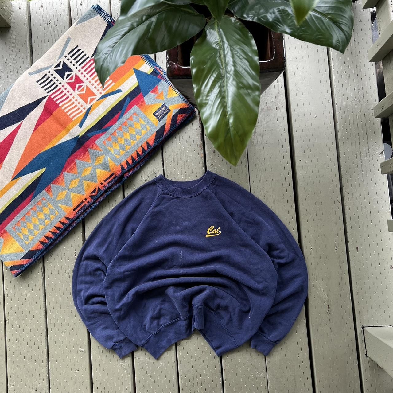 Hanes × Vintage Vintage UC Berkeley Cal USA-Made Sweatshirt Size US XL / EU 56 / 4 - 2 Thumbnail
