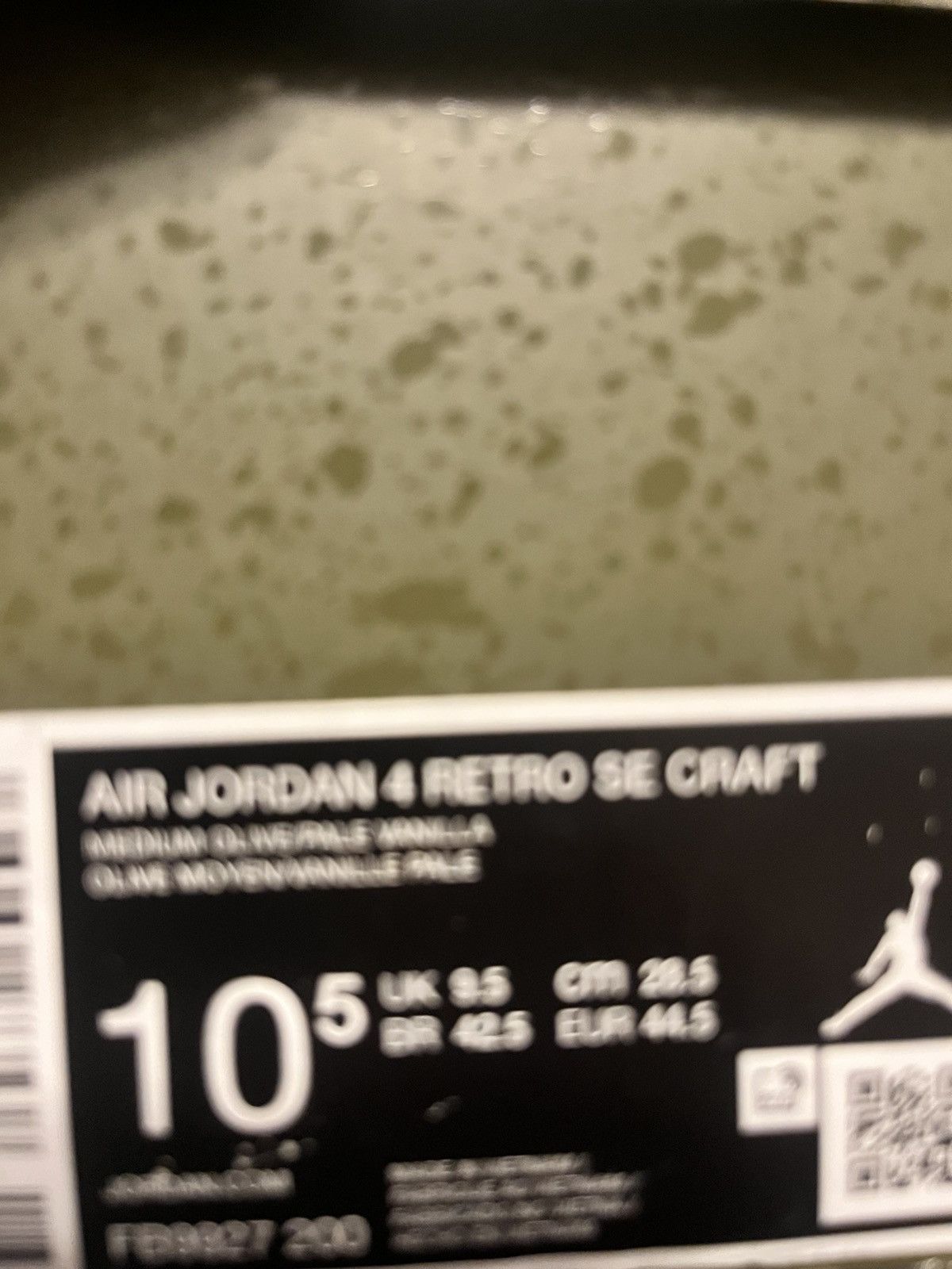 Jordan Brand Air Jordan 4 Retro Olive Suede - Men’s Size 10 Size US 10.5 / EU 43-44 - 7 Thumbnail