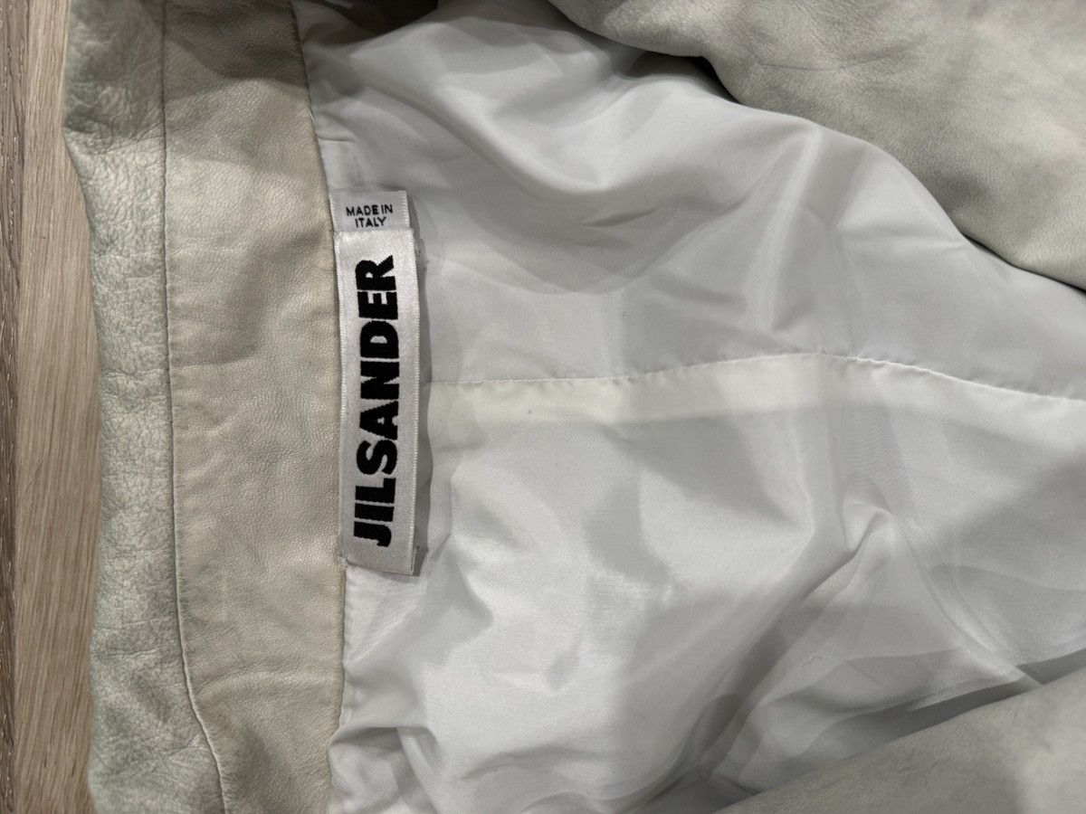 Jil Sander Jil sander Calfskin Rider Jacket White Size US S / EU 44-46 / 1 - 3 Thumbnail