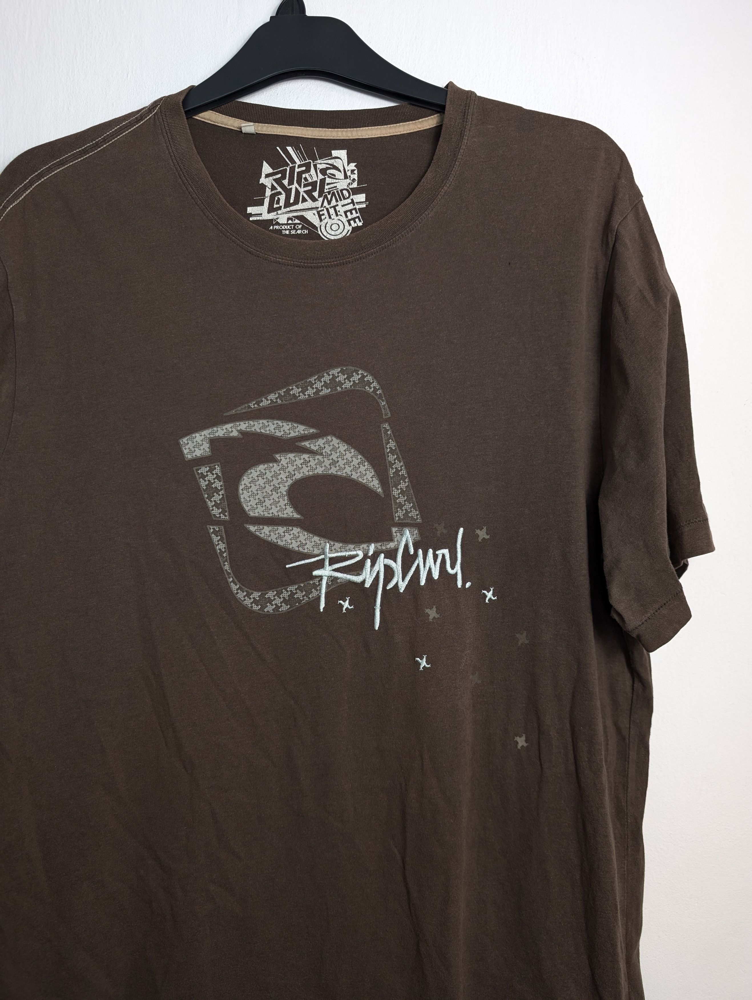 Rip Curl Vintage Rip Curl T-shirt Brown Y2K Surf Skate Graphic Print Size US XL / EU 56 / 4 - 2 Thumbnail