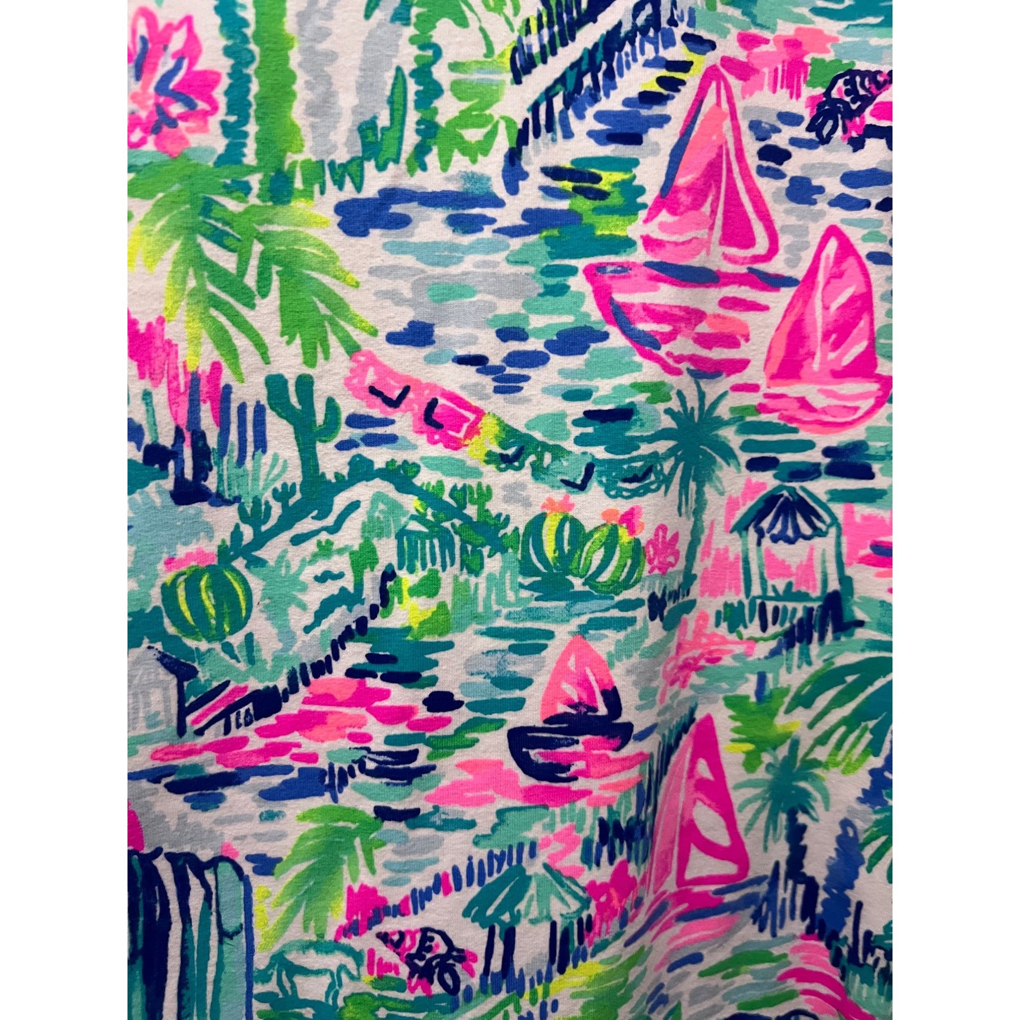 Lilly Pulitzer Lilly Pulitzer UPF 50+ Skipper Floral Midi Dress XXS Pocket Size XXS / US 00 / IT 34 - 9 Thumbnail