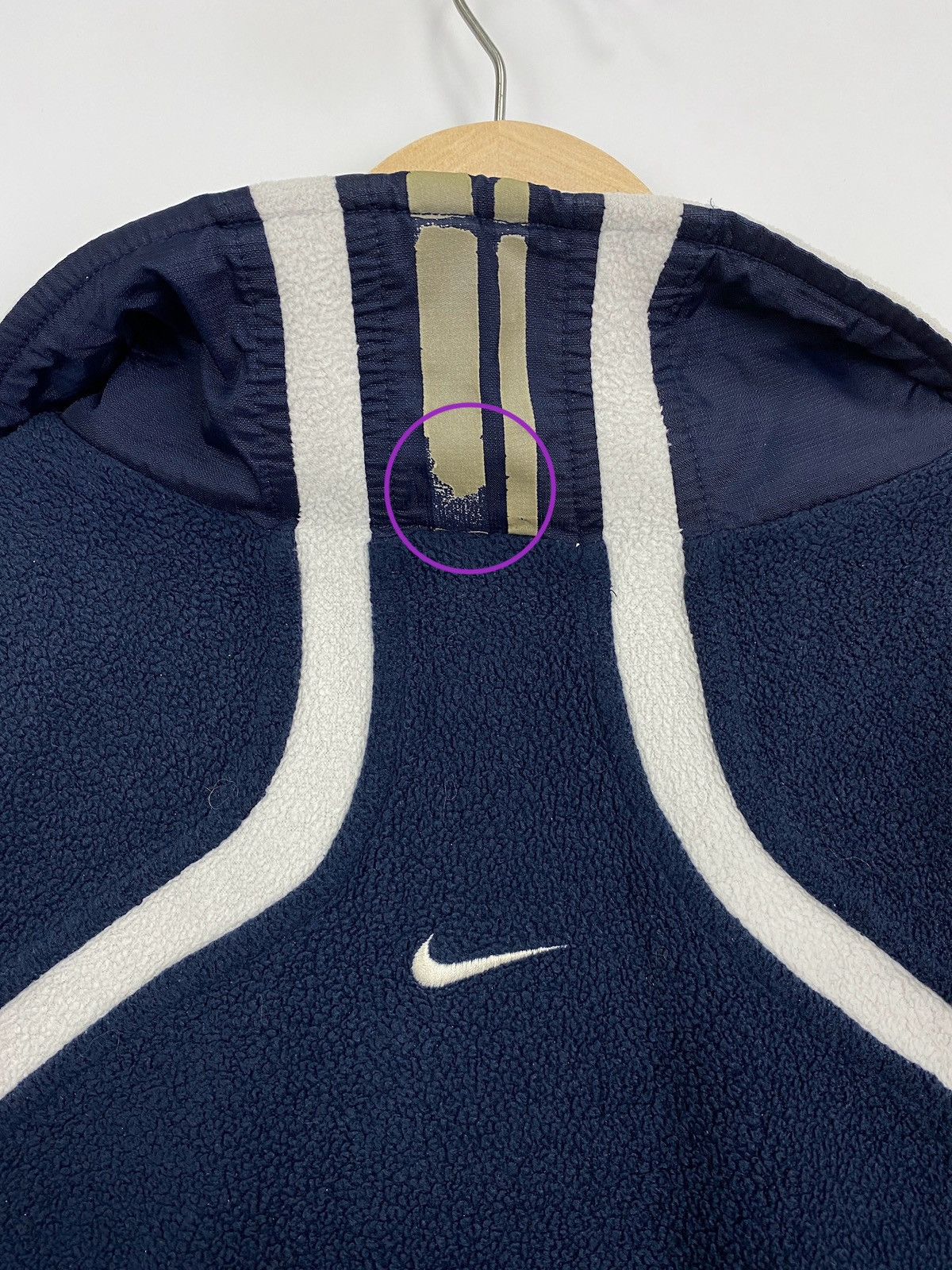 Nike 🇺🇸 Vintage 90s Nike Fleece Zip Hoodie Rare Retro Hype Y2K Size US XL / EU 56 / 4 - 13 Thumbnail