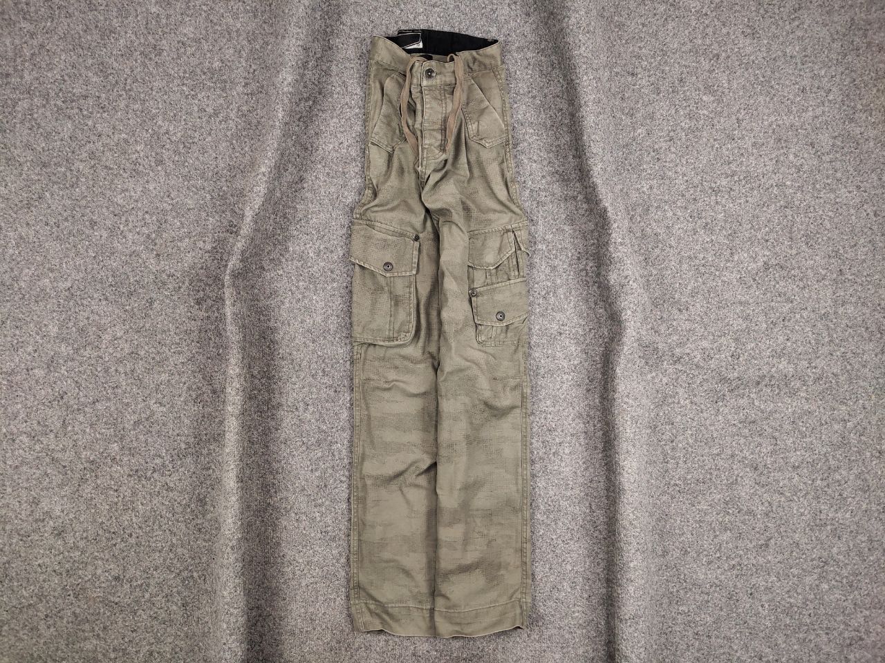 Rip Curl Vintage 90's Rip Curl Cargo Baggy Olive camo Pants Size US 33 - 1 Thumbnail