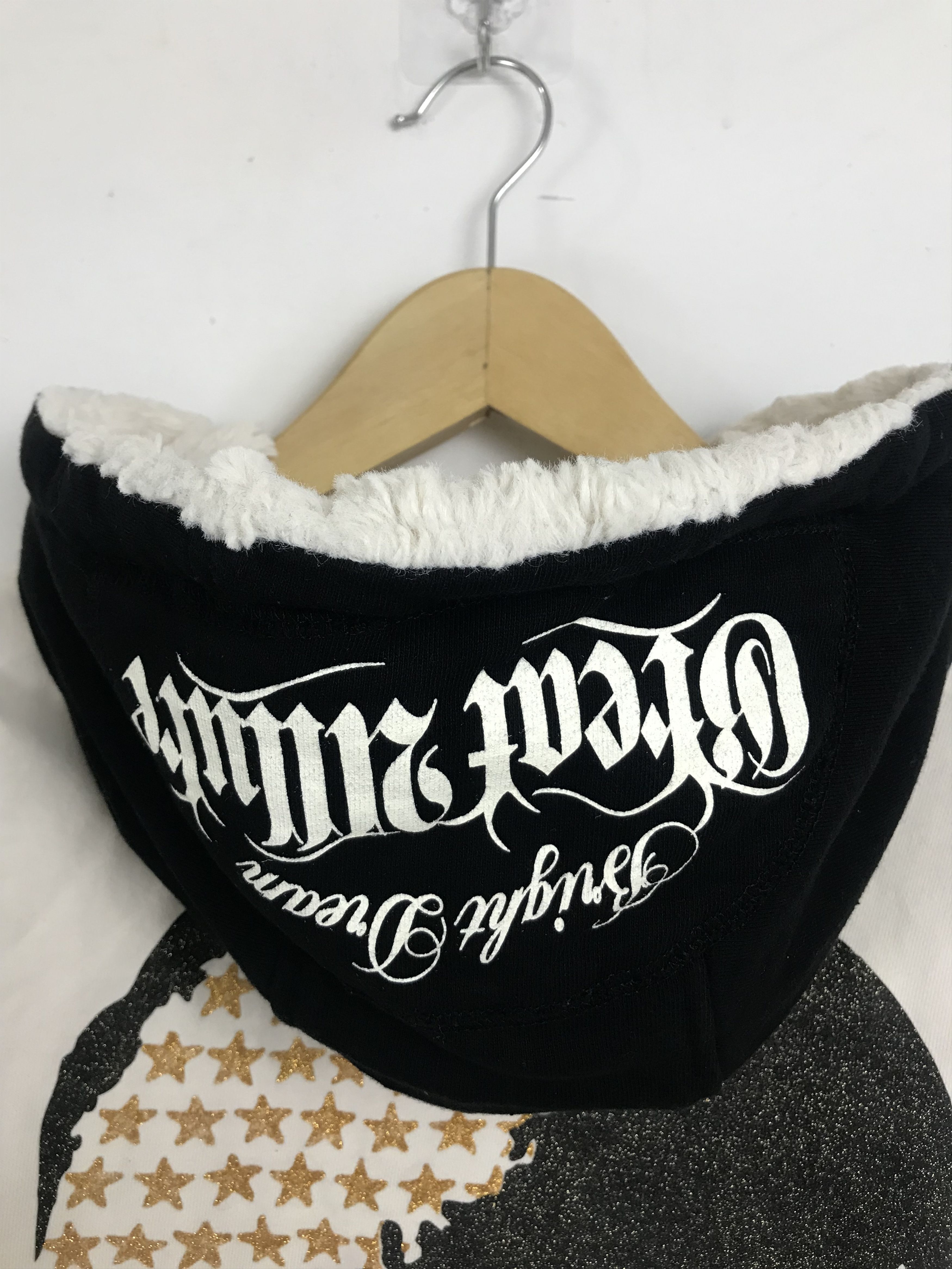 If Six Was Nine × Japanese Brand × Le Grande Bleu (L.G.B.) Egoist Skull Sparkling Long FurHoodie Ifsixwasnine lgb style Size S / US 4 / IT 40 - 7 Thumbnail