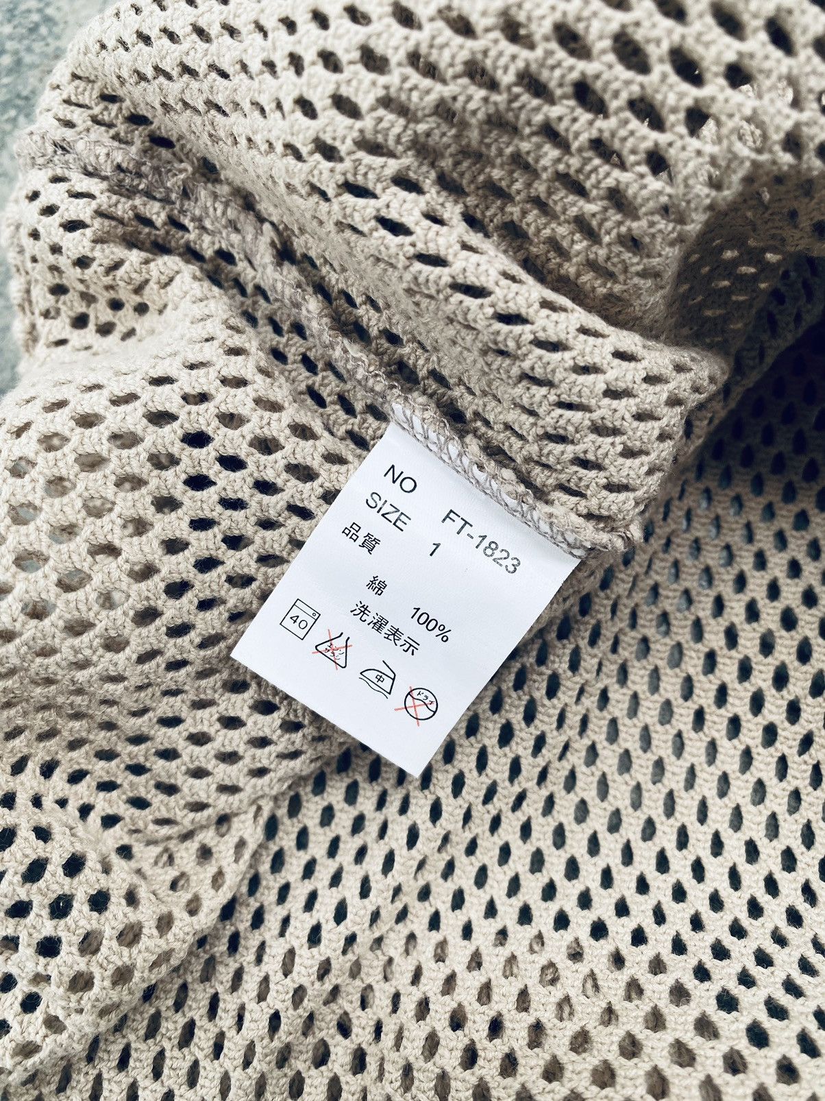 Japanese Brand Vintage Y2k Face The Music Mesh Henley Long Sleeve Size US S / EU 44-46 / 1 - 5 Thumbnail