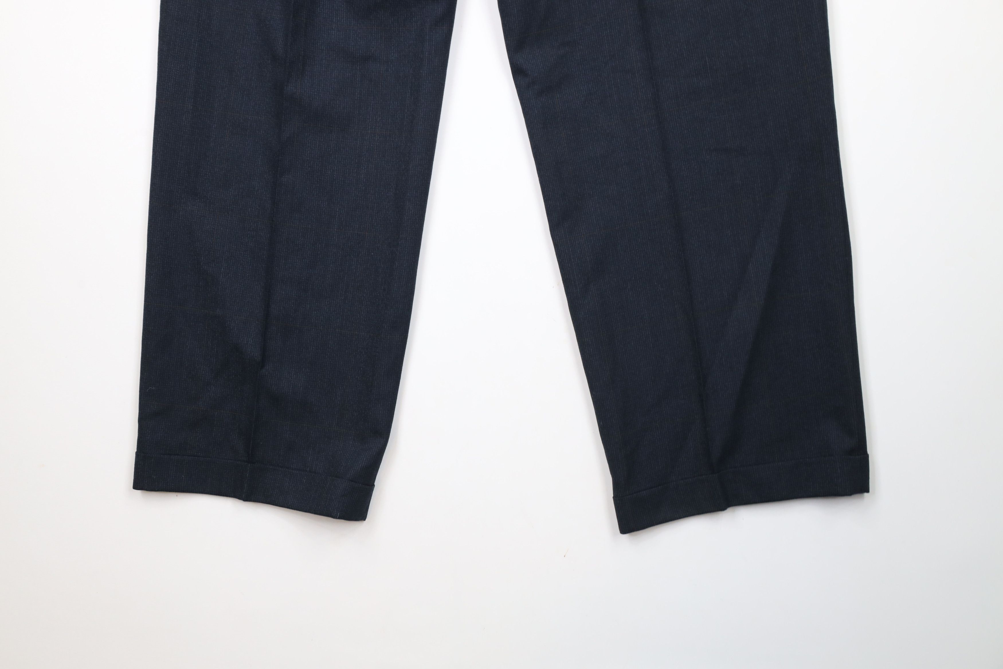 Vintage Vintage 90s Streetwear Pleated Cuffed Wide Leg Chino Pants Size US 36 / EU 52 - 10 Thumbnail