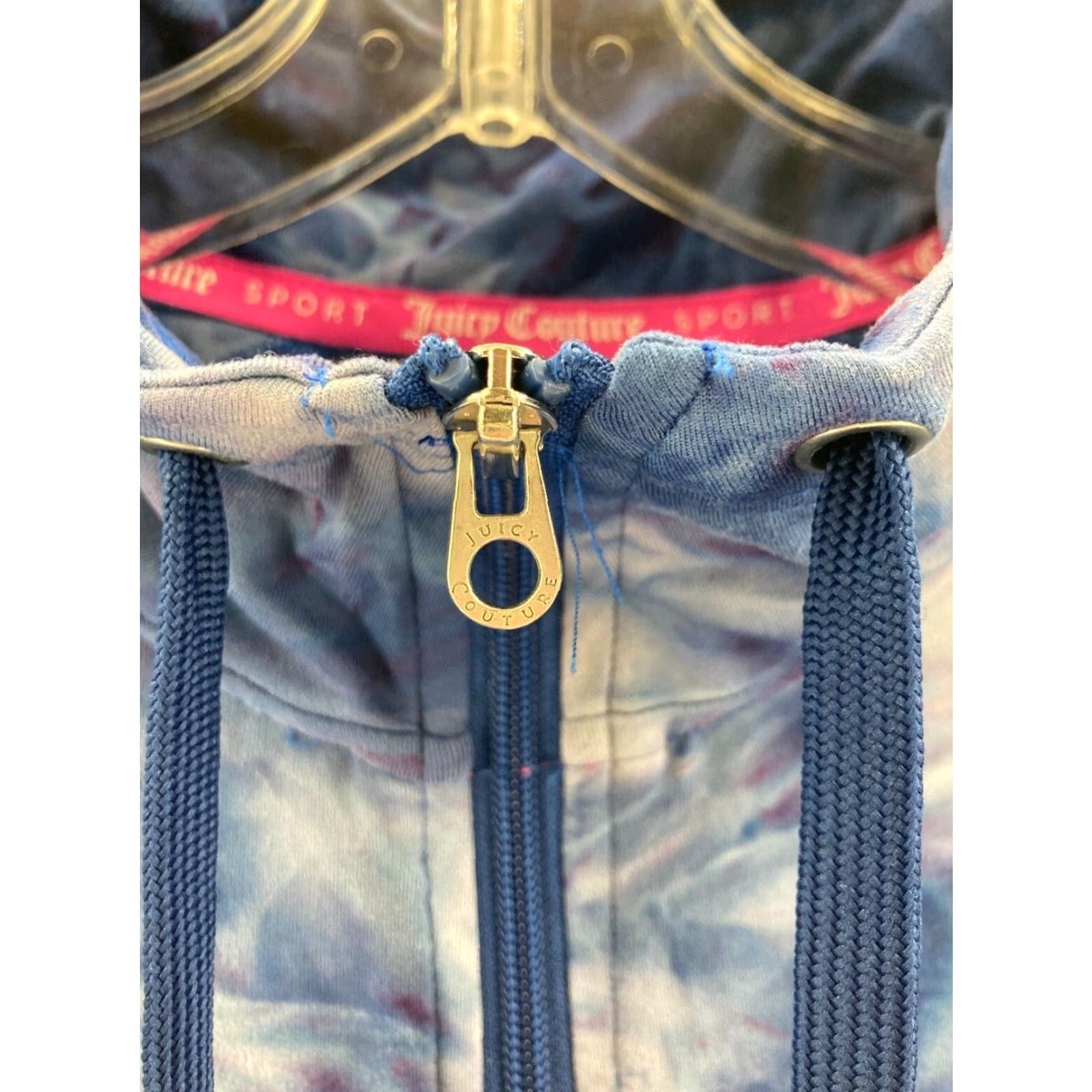 Juicy Couture Juicy Couture Jacket Sport Womens Medium Full Zip Blue Size M / US 6-8 / IT 42-44 - 3 Thumbnail