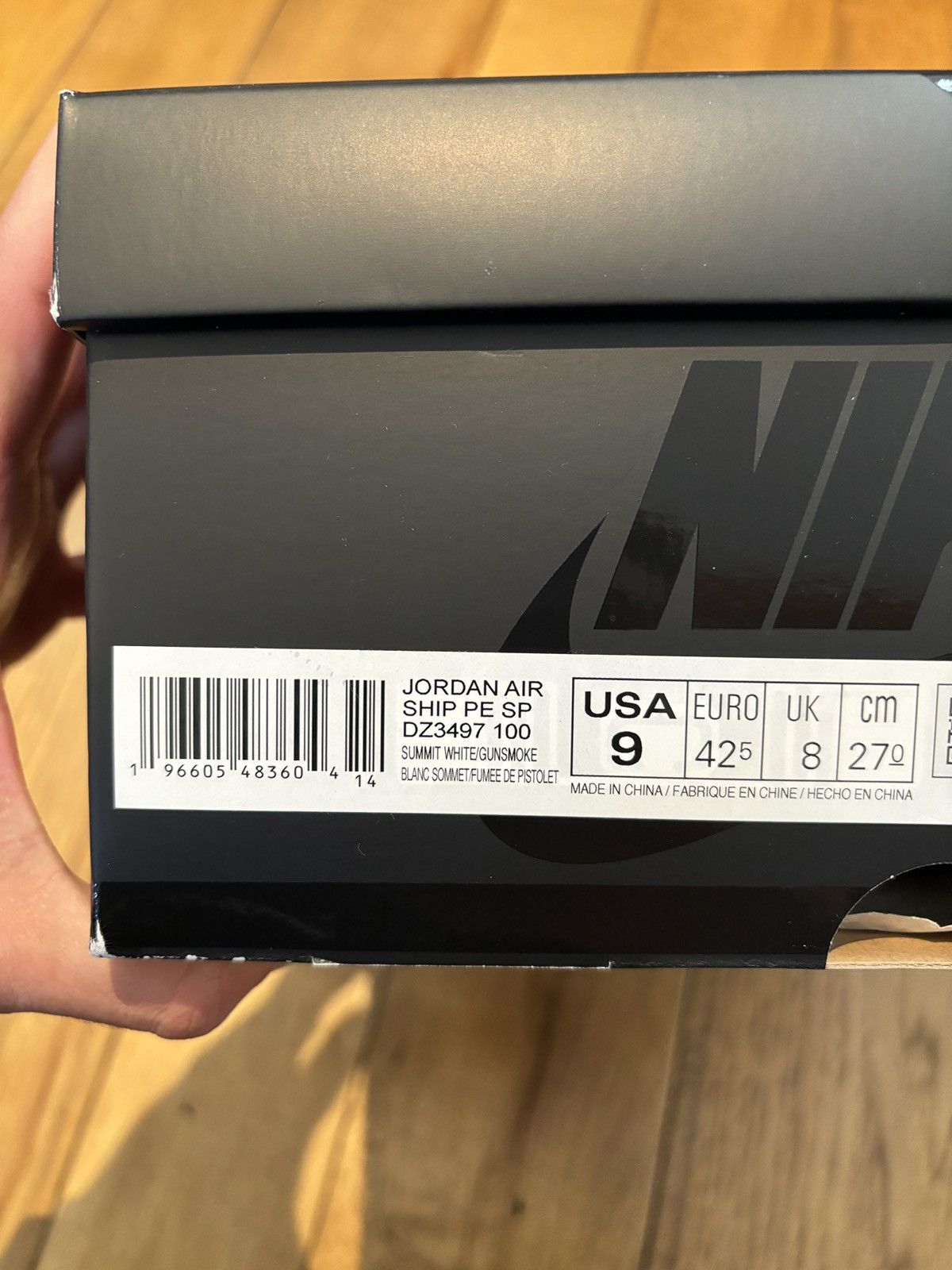 Jordan Brand × Nike Nike Jordan Air Ship PE Tech Grey Size US 9 / EU 42 - 11 Thumbnail
