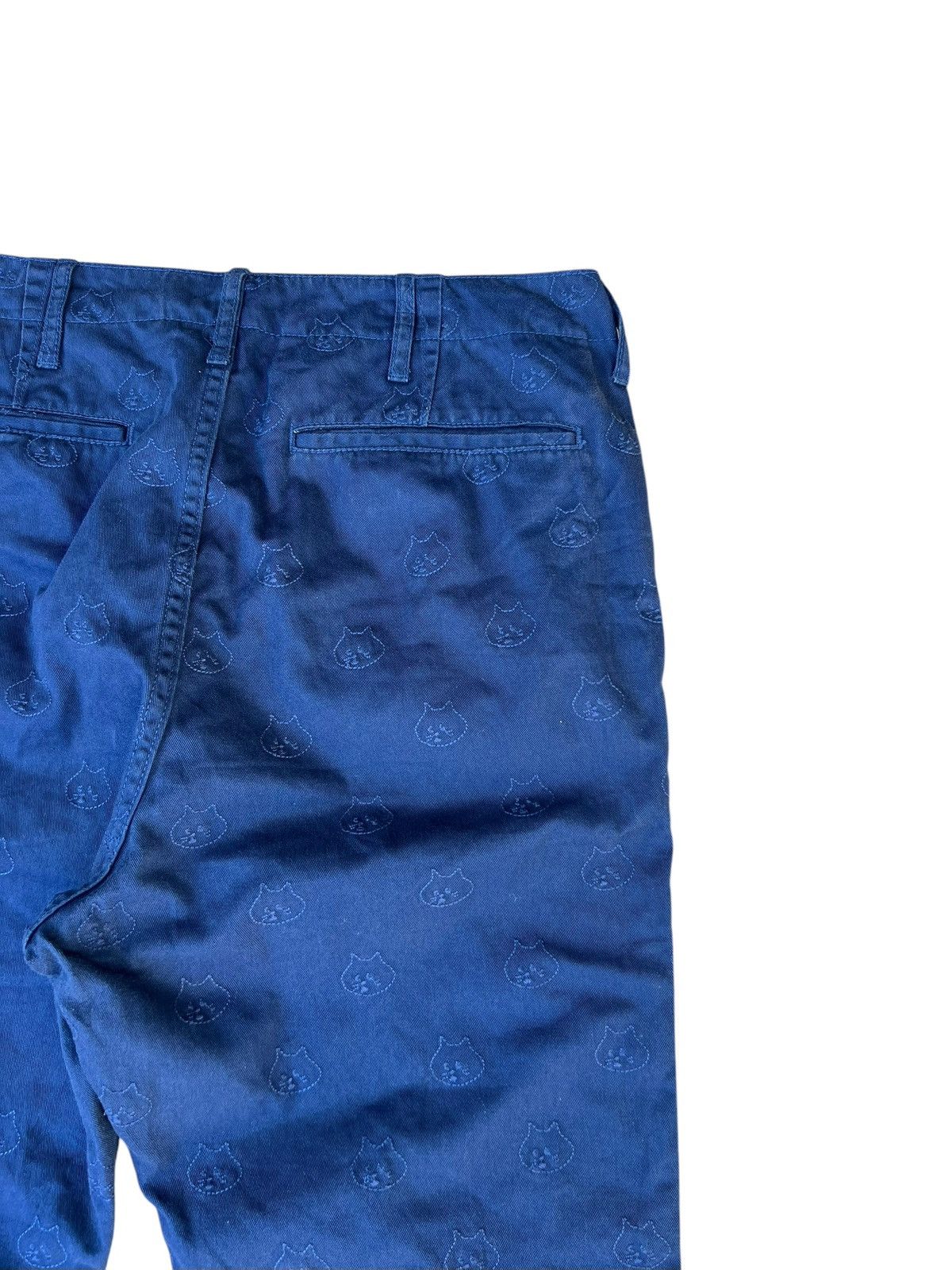 Issey Miyake Issey Miyake, Ne-net All Over Embroidery Cat Head Crop Pant Size US 30 / EU 46 - 15 Thumbnail