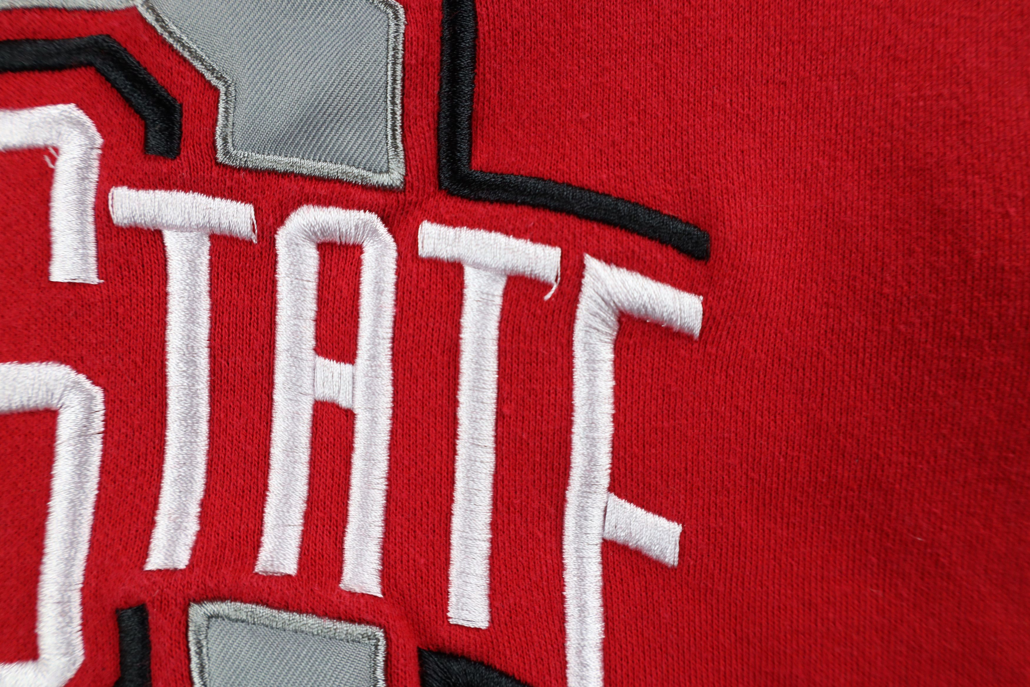 Vintage Vintage Spell Ohio State University Hoodie Sweatshirt Red Size US M / EU 48-50 / 2 - 8 Thumbnail