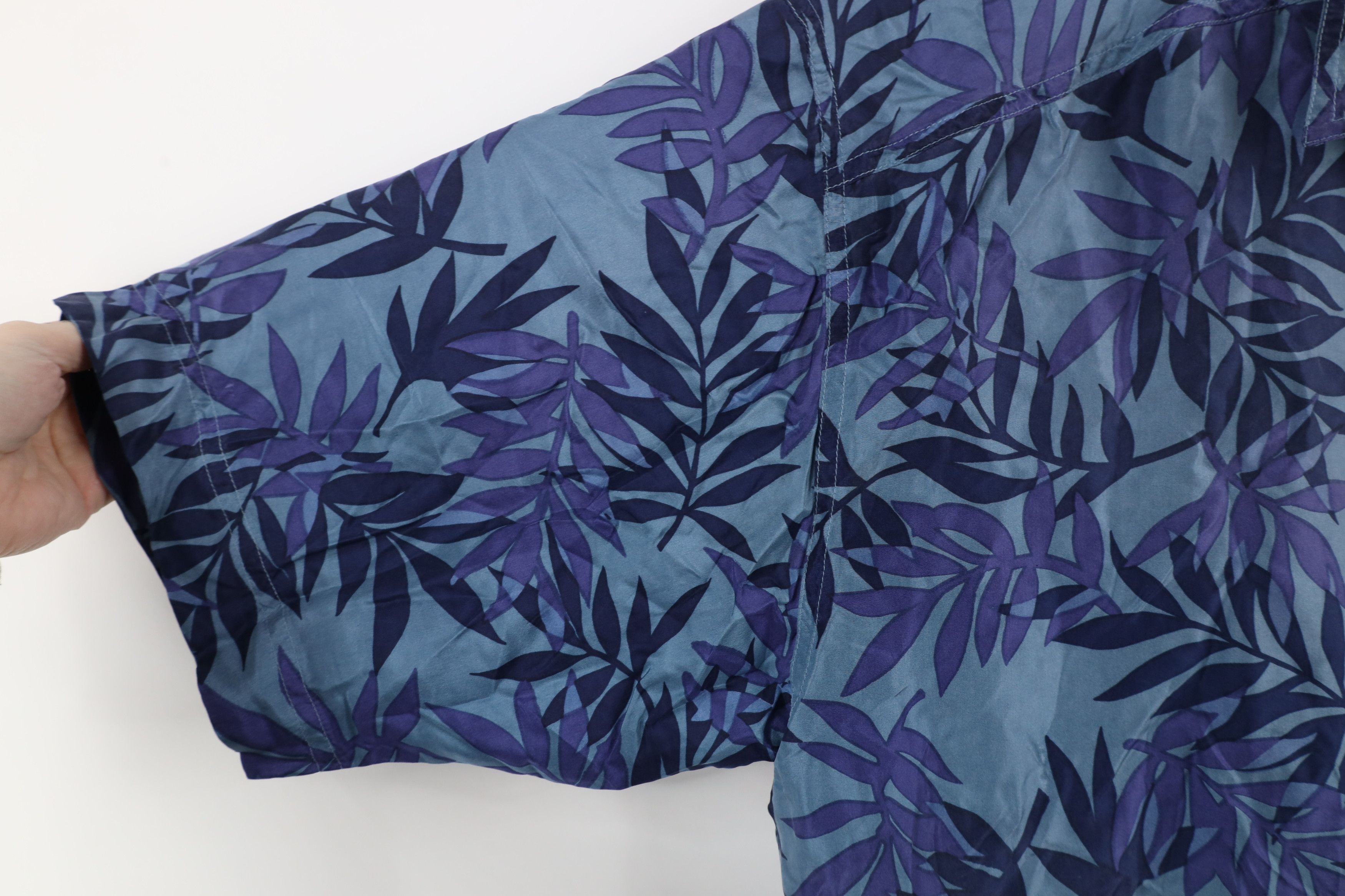 Vintage Vintage 90s Streetwear Palm Leaf Baggy Collared Button Shirt Size US XL / EU 56 / 4 - 6 Thumbnail