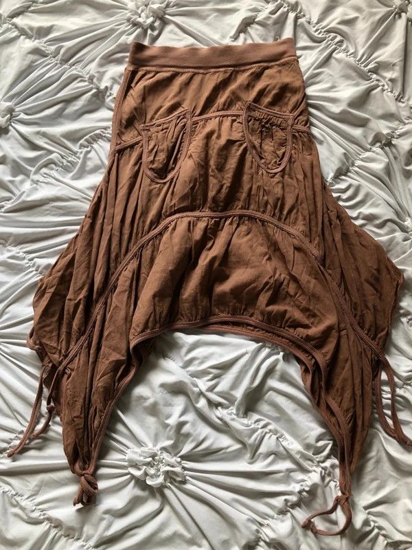 Cop Copine rare vintage cop copine y2k asymmetrical skirt Size 27" / US 4 / IT 40 - 2 Thumbnail