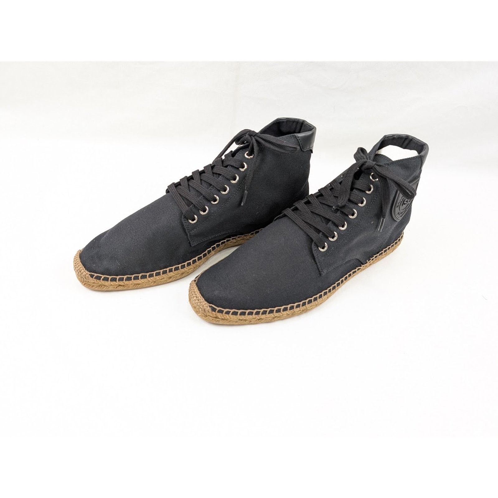 Saint Laurent Paris o1rshd1 Damon High-Top Sneakers in Nero Size US 12 / EU 45 - 17 Thumbnail