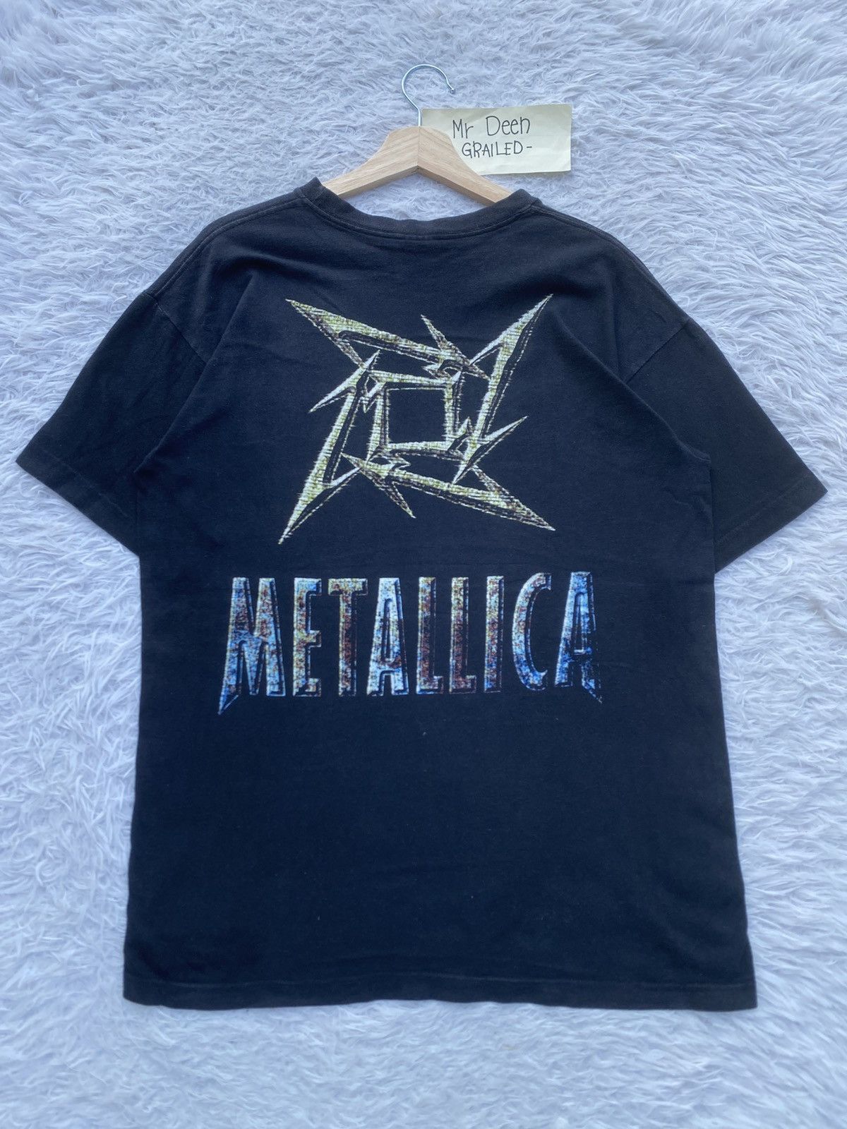 Metallica Vintage 90s Tour Metallica Giant Tag Band T Shirt Size US L / EU 52-54 / 3 - 1 Thumbnail