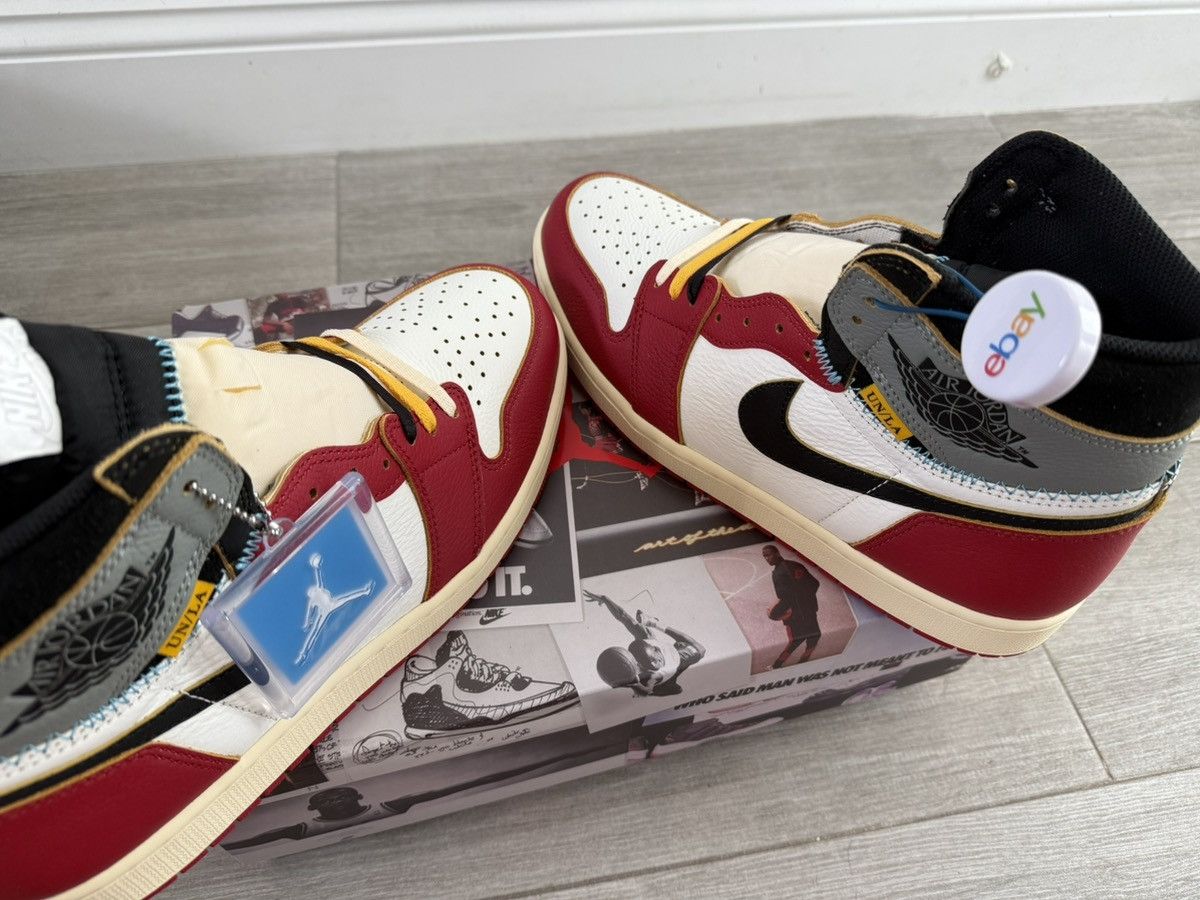 Jordan Brand × Union LA Union LA Air Jordan 1 Retro High Chicago Shadow Red Black 12 Size US 12 / EU 45 - 9 Thumbnail