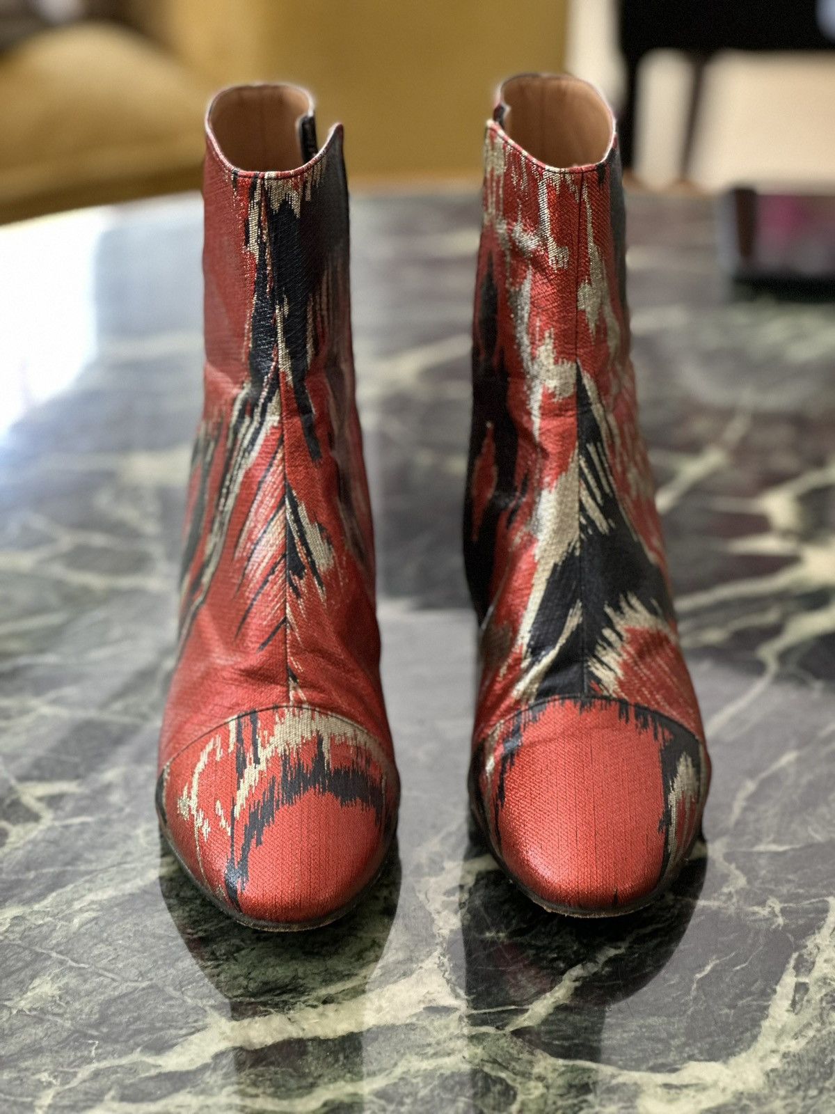 Dries Van Noten DVN Boots Heels Size US 7.5 / IT 37.5 - 2 Thumbnail