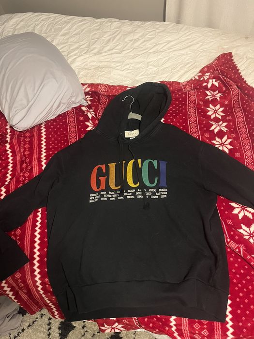 Gucci Gucci Cities Hoodie Grailed